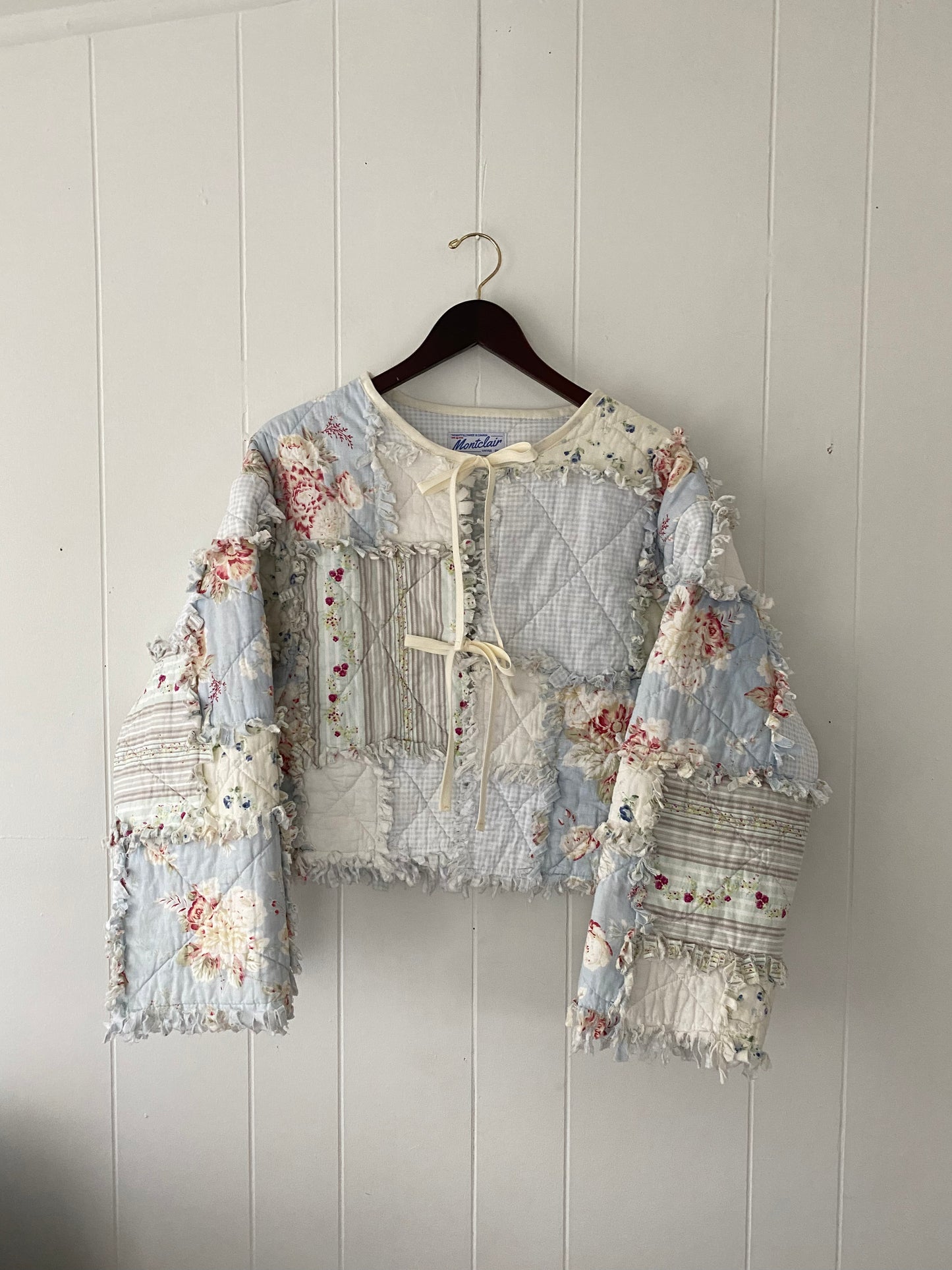 Upcycled Floral Quilt Jacket