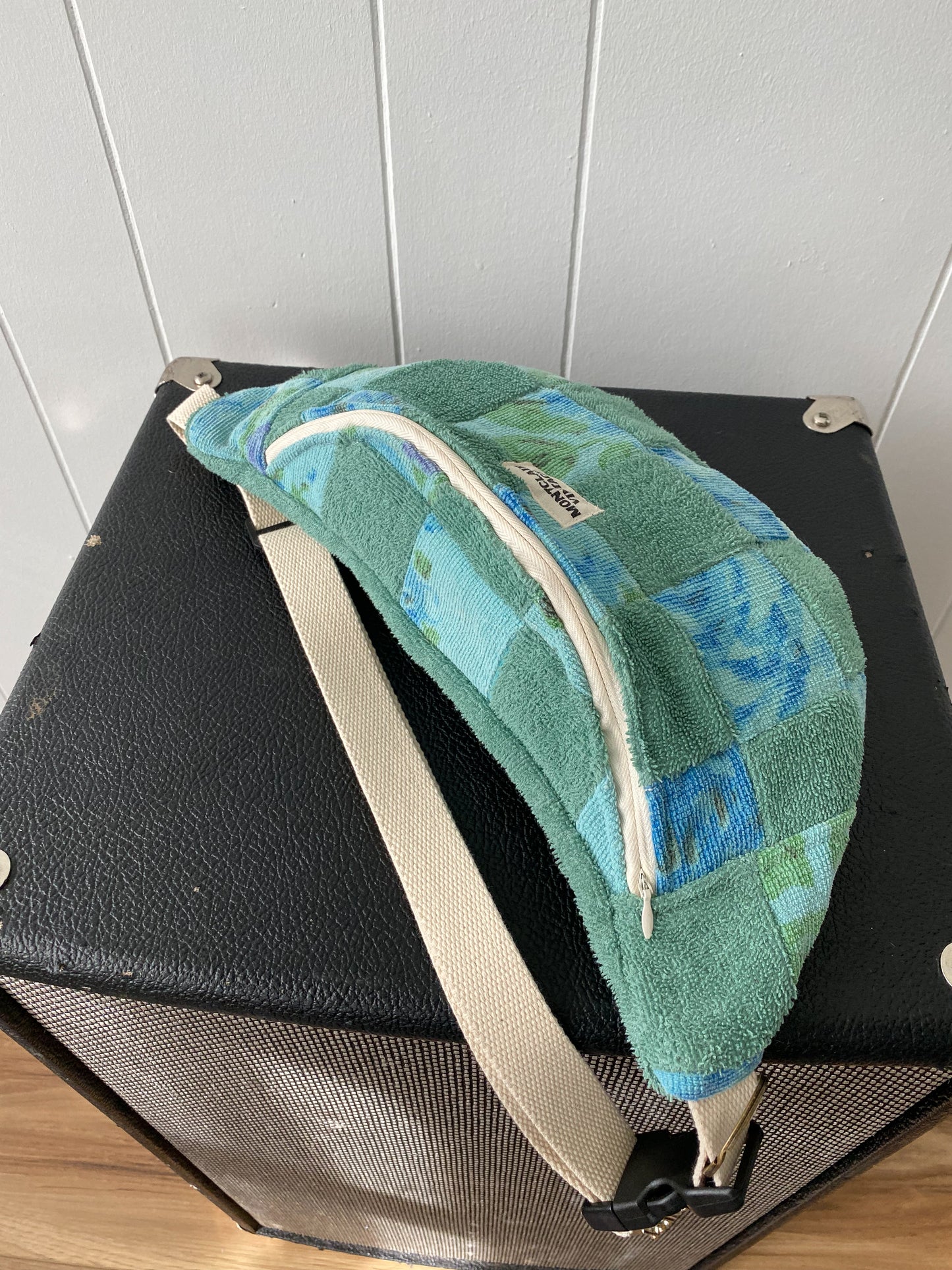Upcycled Vintage Towel Patchwork Fanny Pack
