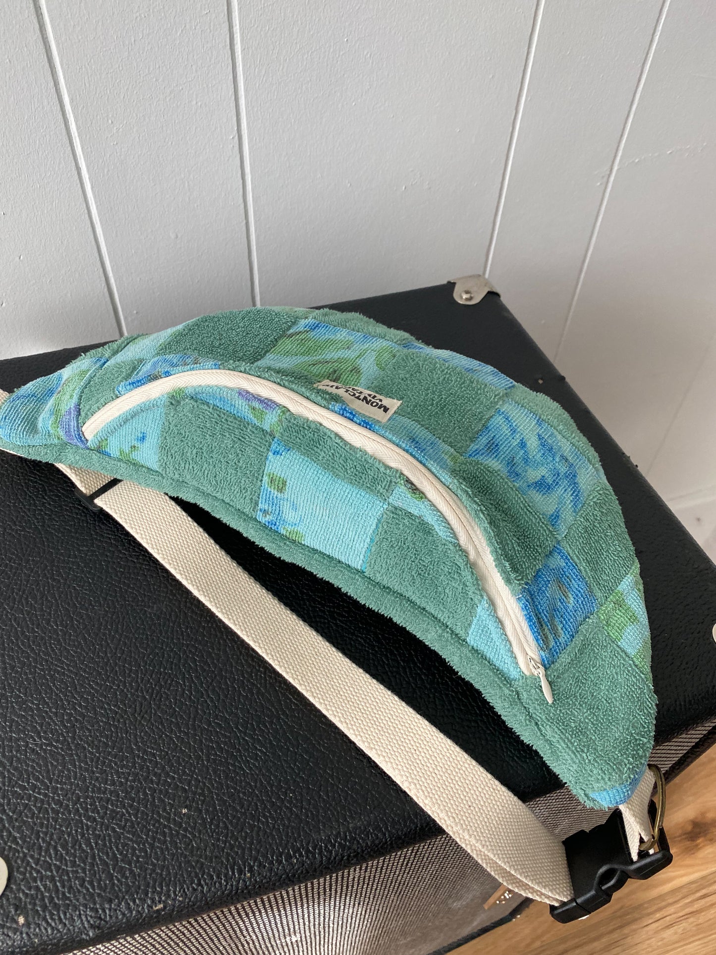 Upcycled Vintage Towel Patchwork Fanny Pack