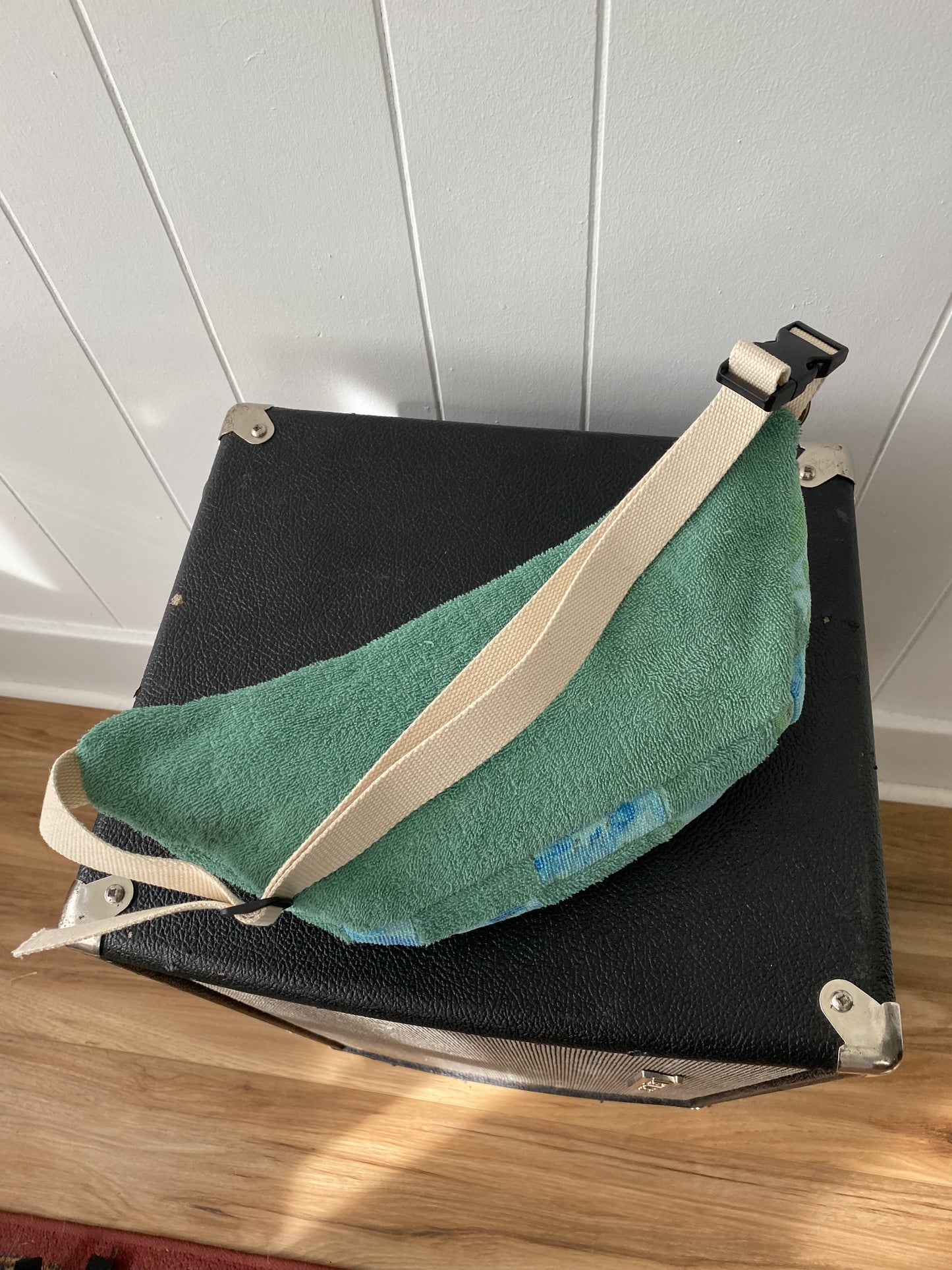 Upcycled Vintage Towel Patchwork Fanny Pack