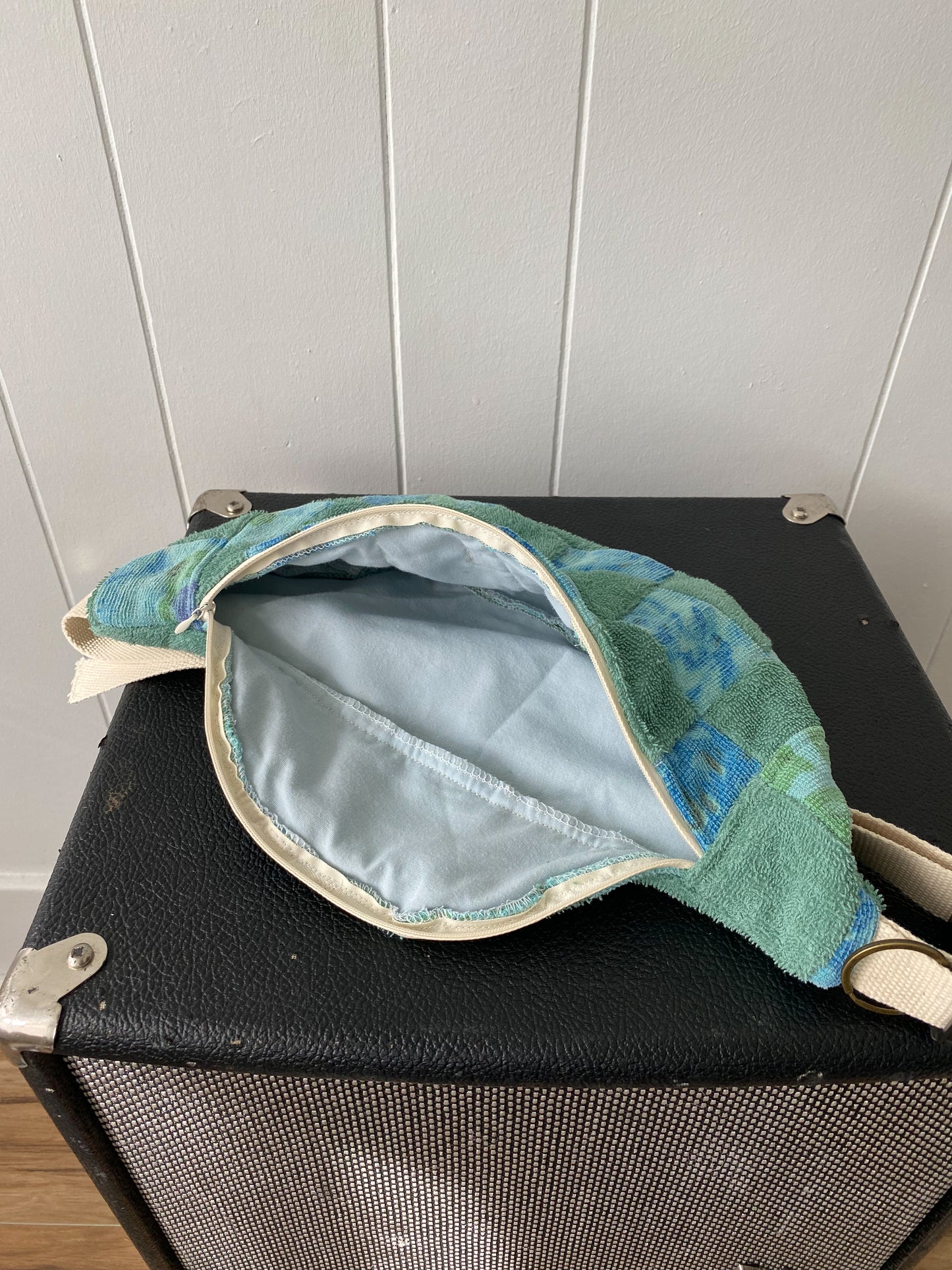 Upcycled Vintage Towel Patchwork Fanny Pack