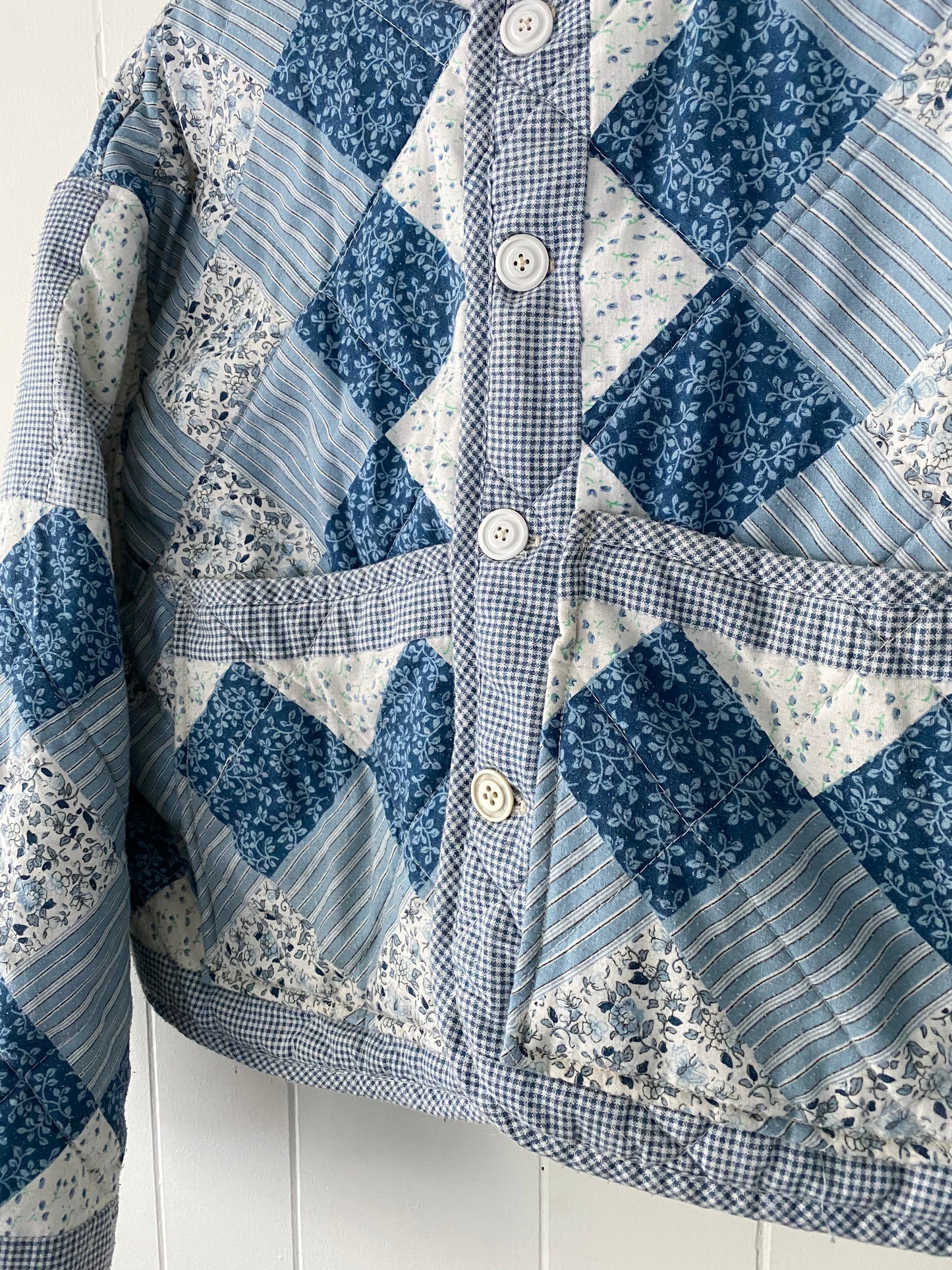 Upcycled Vintage Quilt Jacket