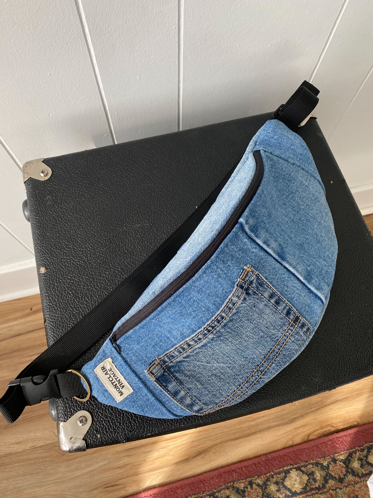 Upcycled Denim Fanny Pack
