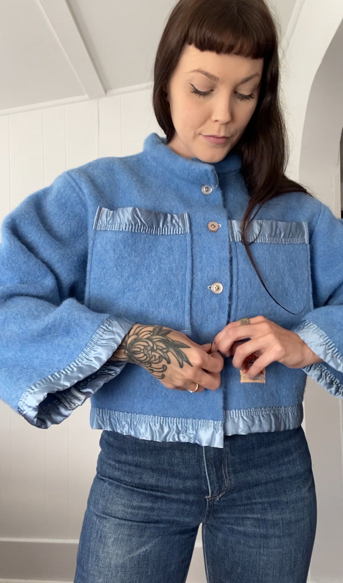 Upcycled Vintage Wool Jacket