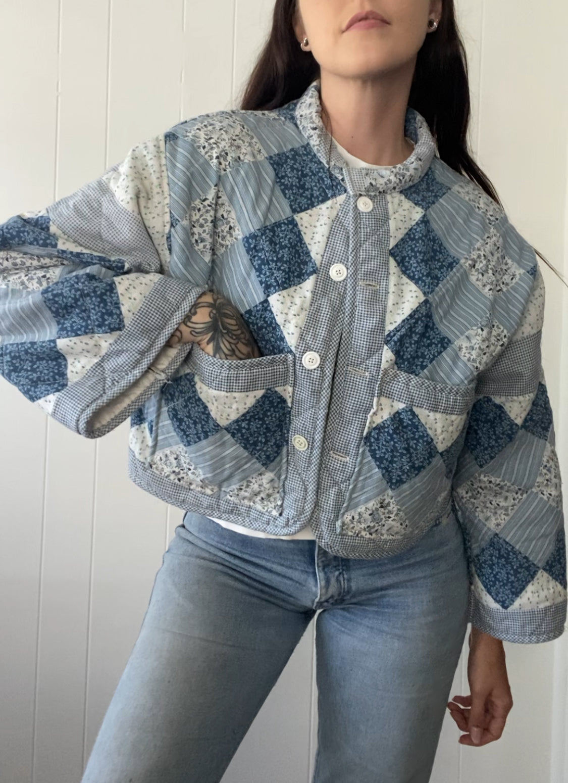 Upcycled Vintage Quilt Jacket