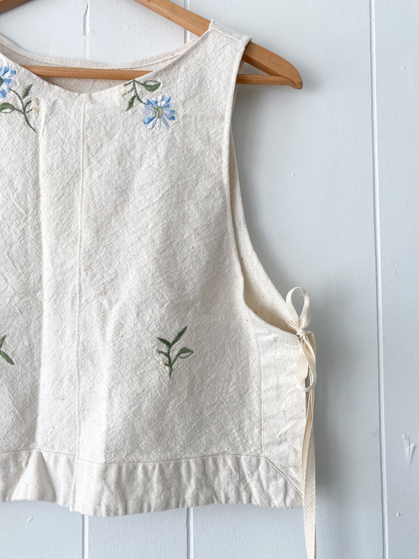 Upcycled Side-Tie Tank Top