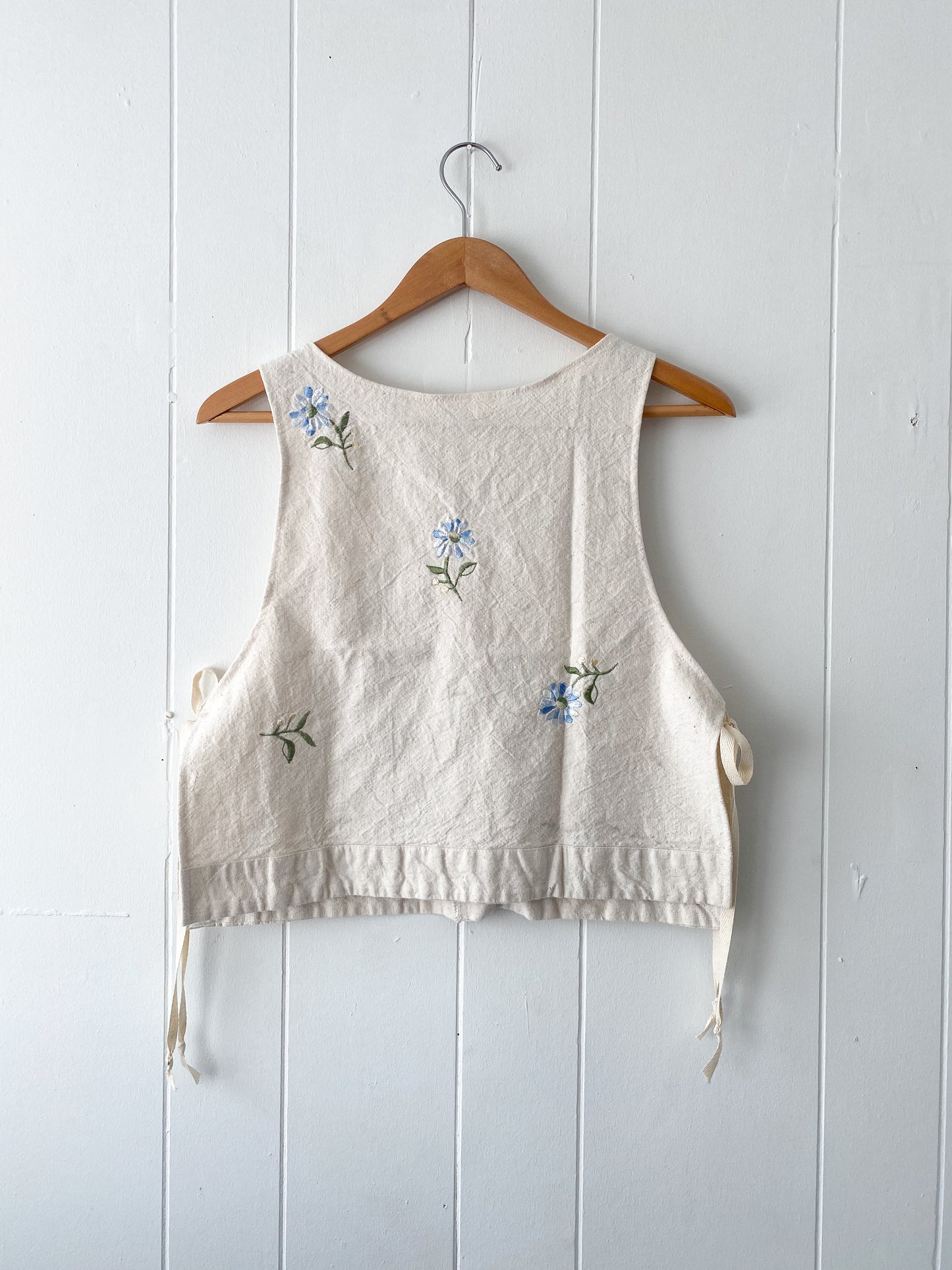 Upcycled Side-Tie Tank Top