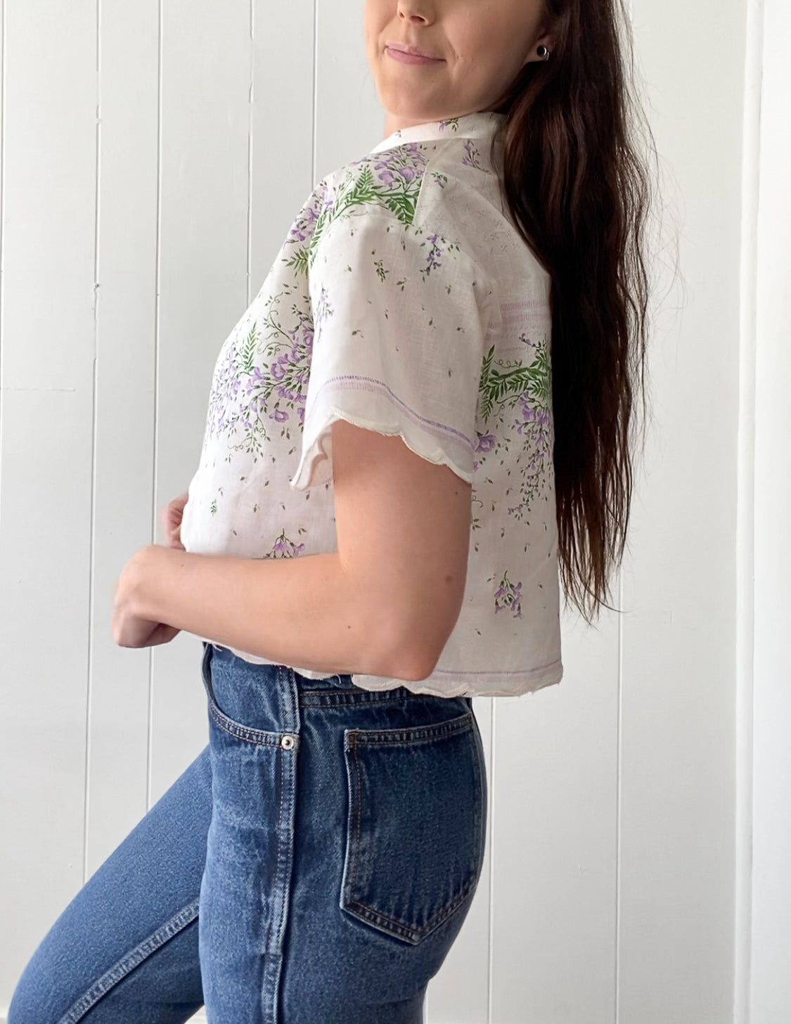 Upcycled Vintage Blouse