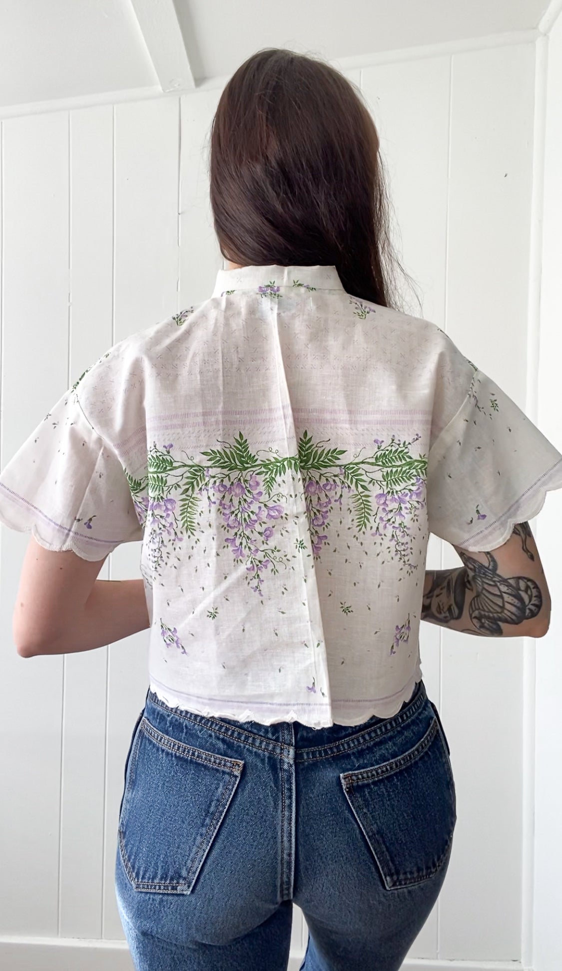 Upcycled Vintage Blouse