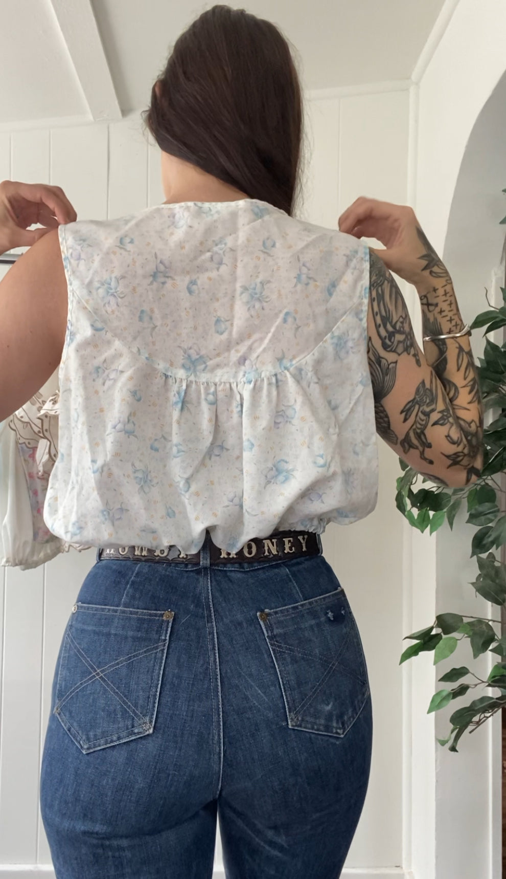 Reworked Vintage Nightgown Top
