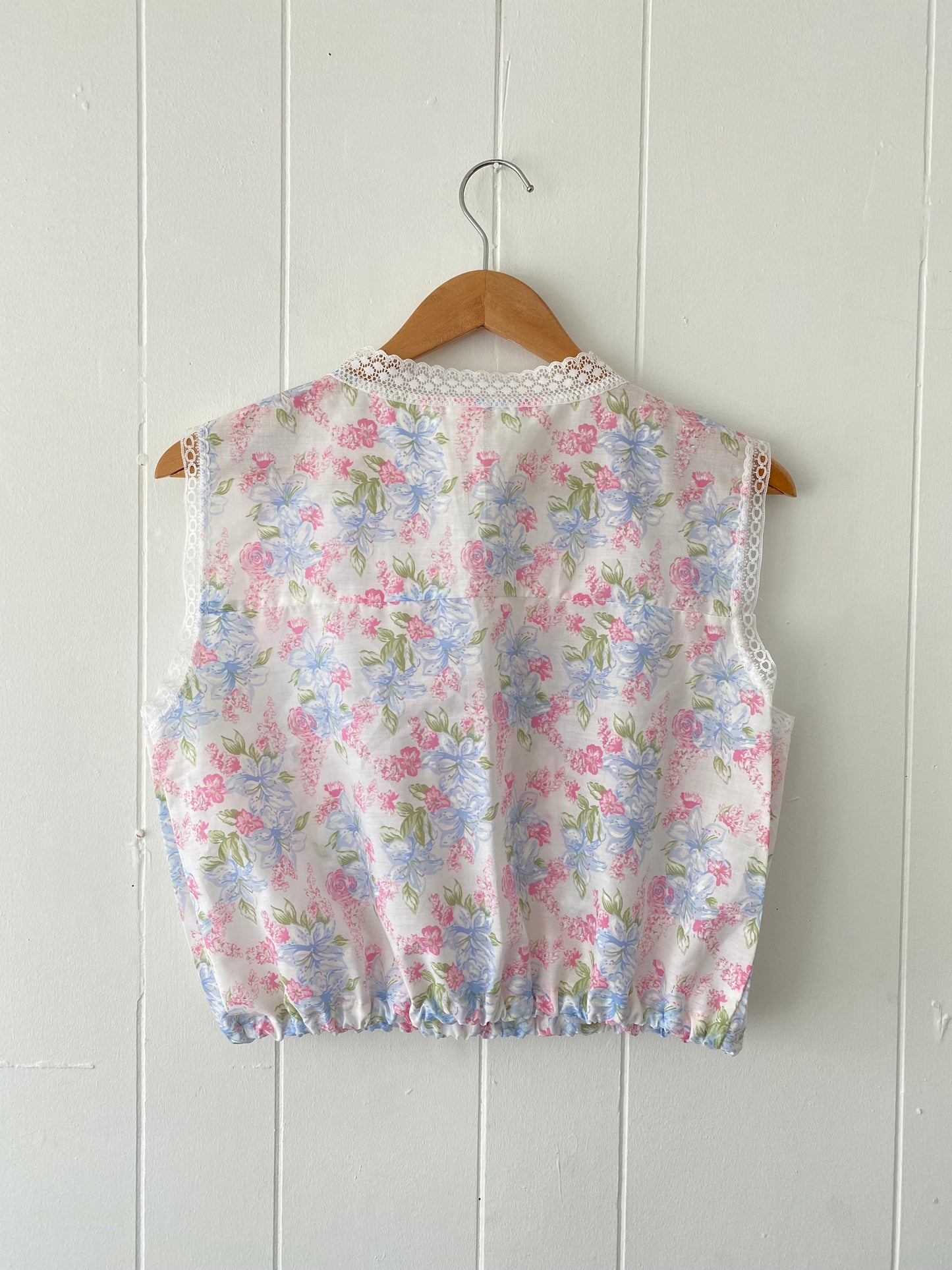 Reworked Vintage Nightgown Top