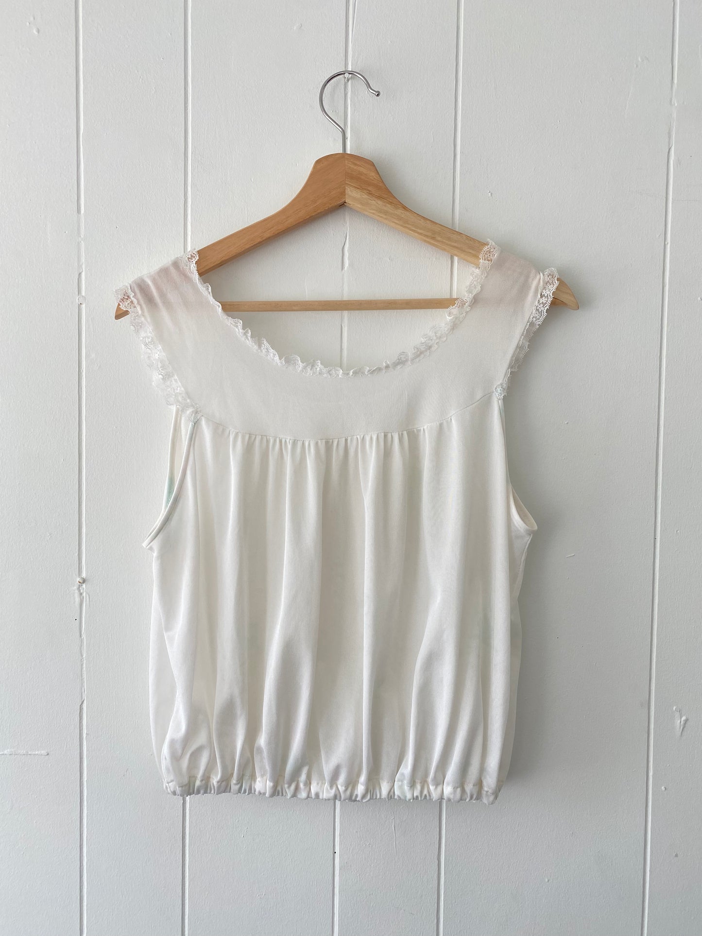 Reworked Vintage Nightgown Top