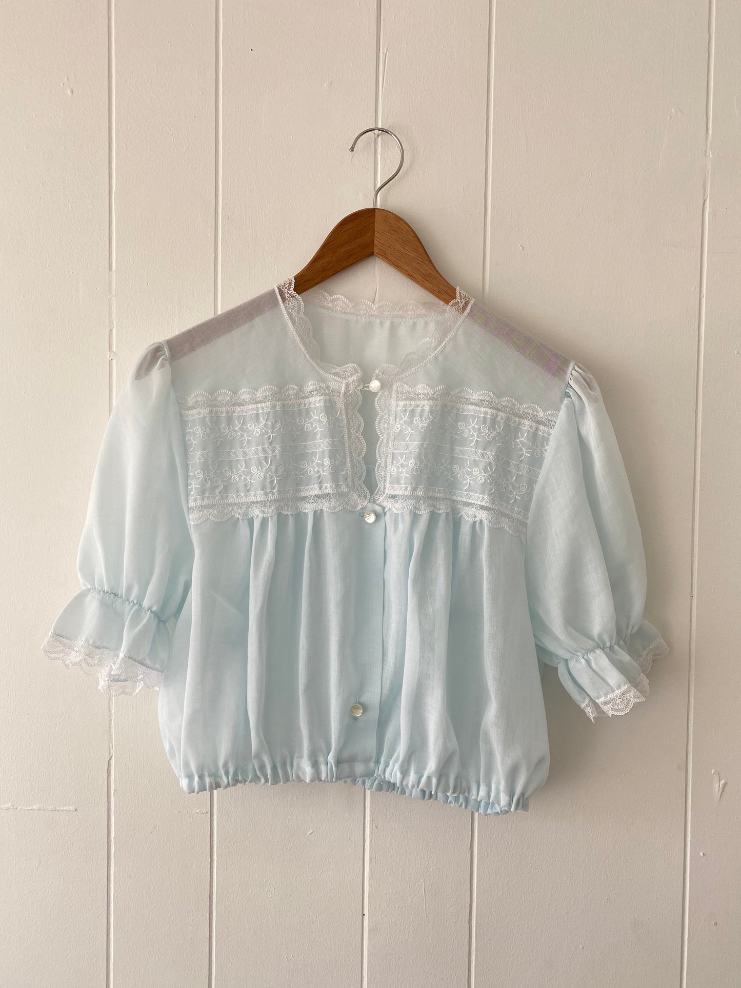 Reworked Vintage Nightgown Top