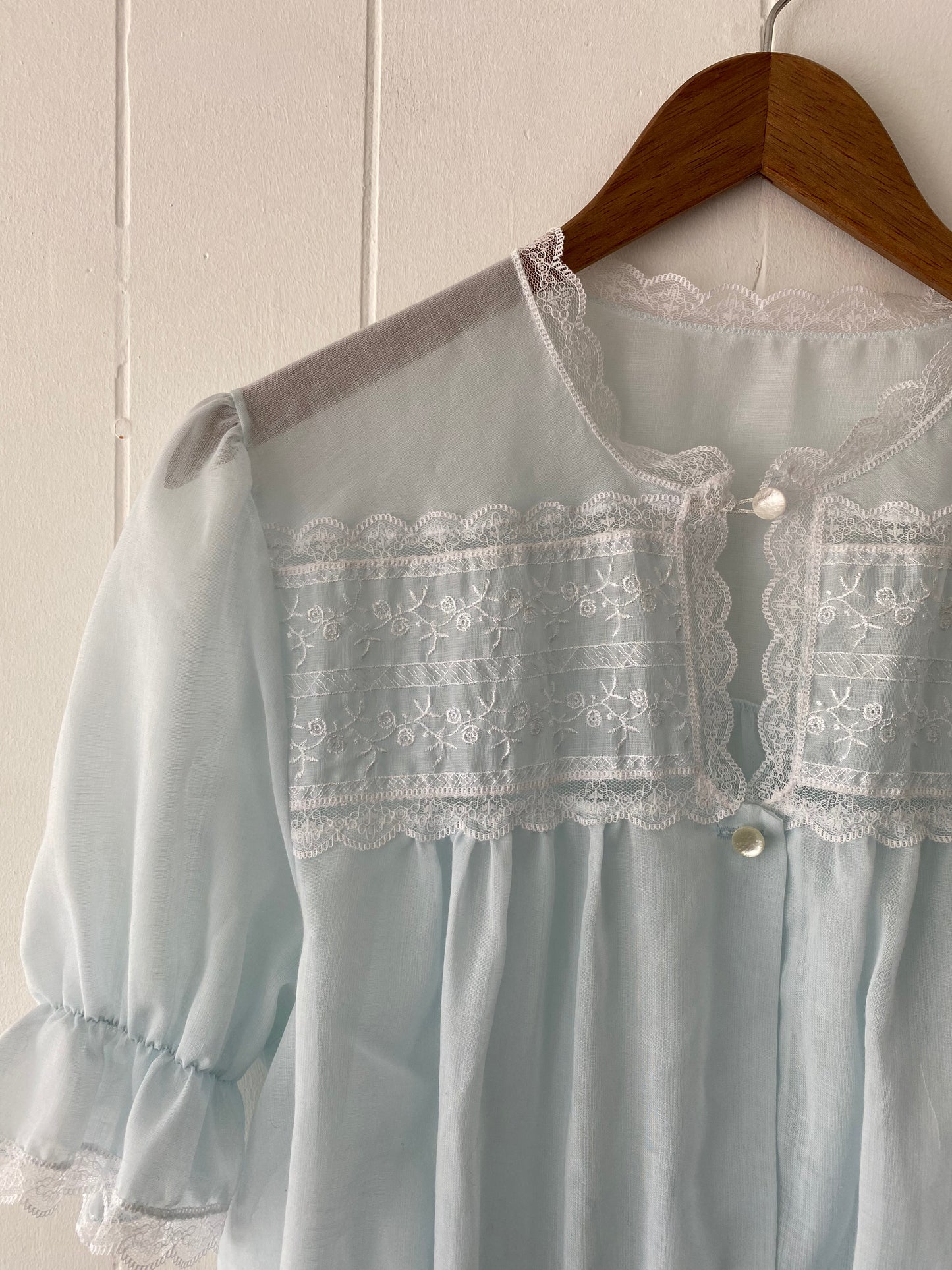 Reworked Vintage Nightgown Top