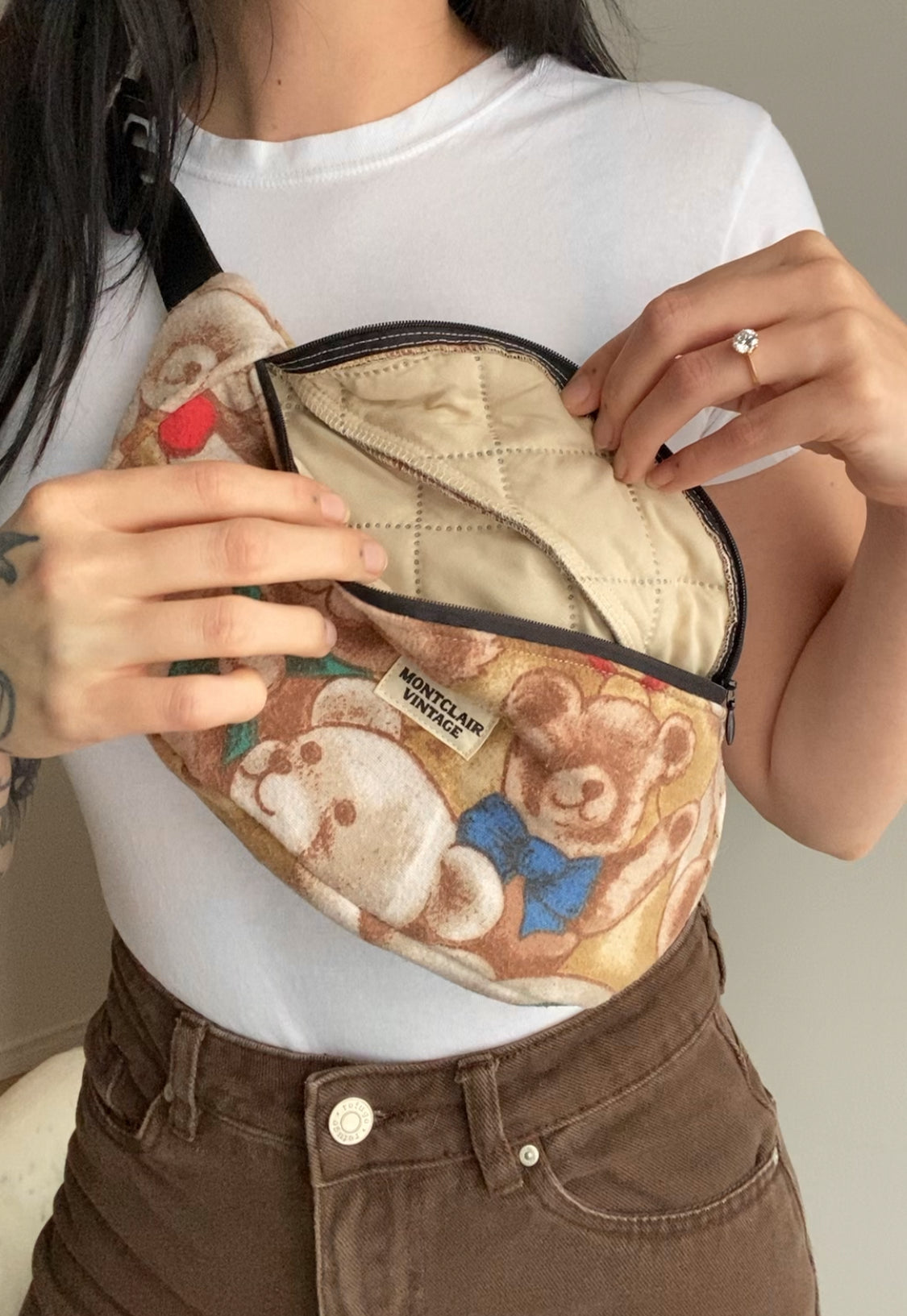 Upcycled Teddy Fanny Pack