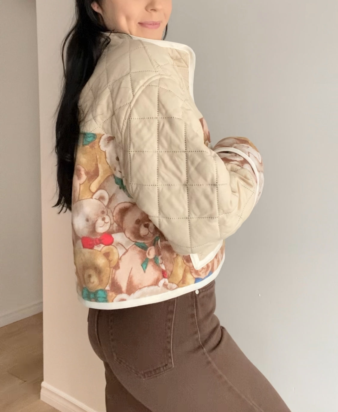 Upcycled Teddy Jacket I
