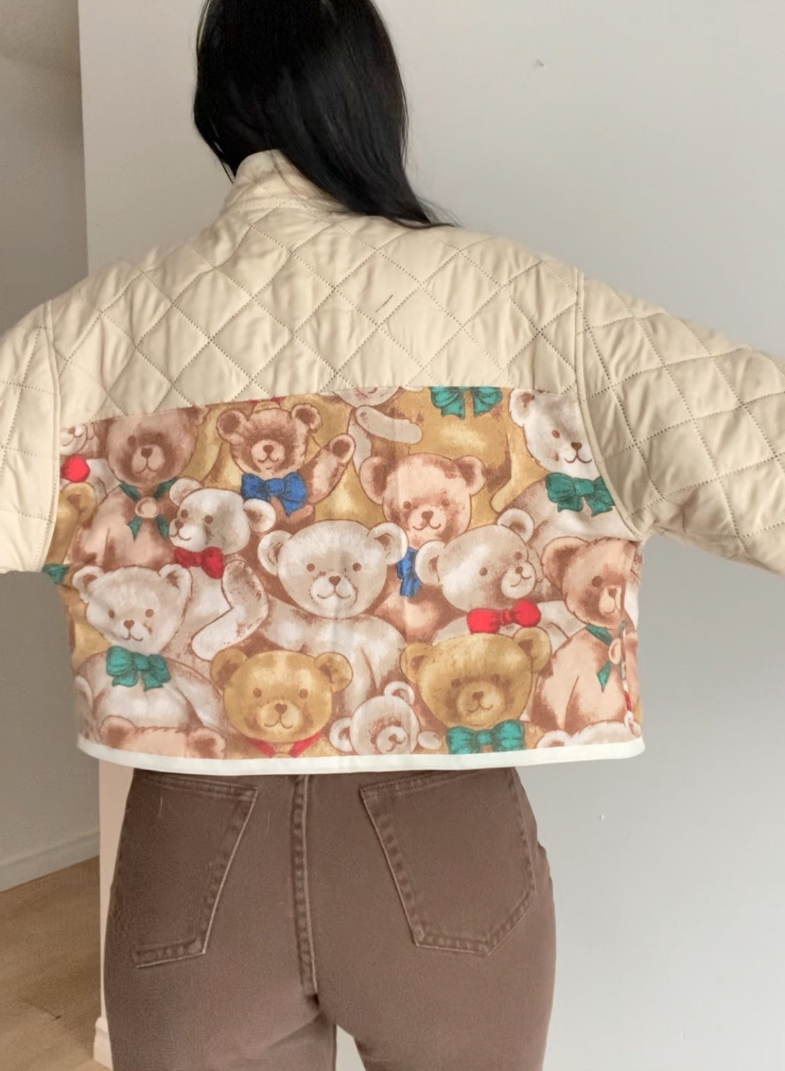 Upcycled Teddy Jacket I