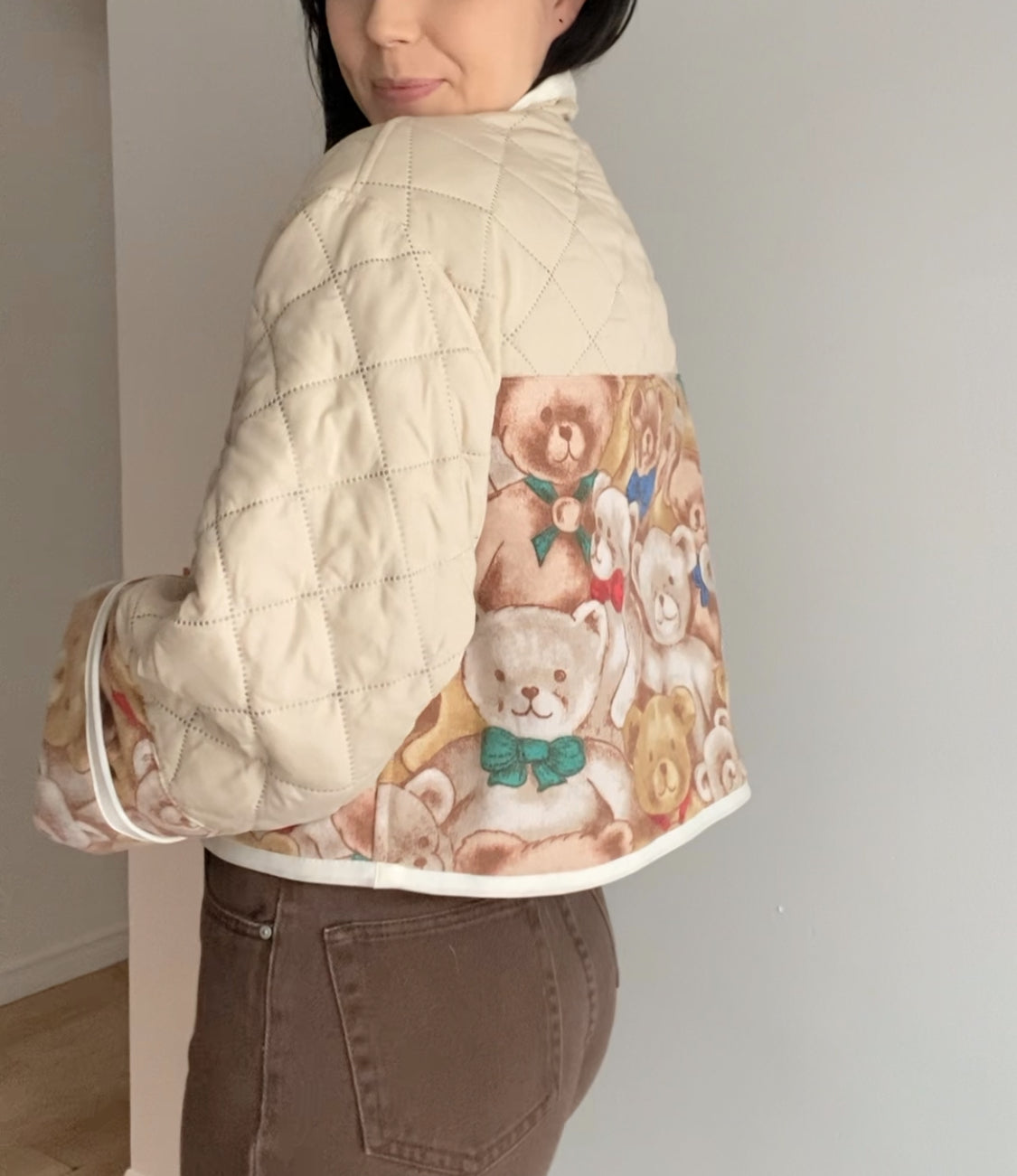 Upcycled Teddy Jacket I