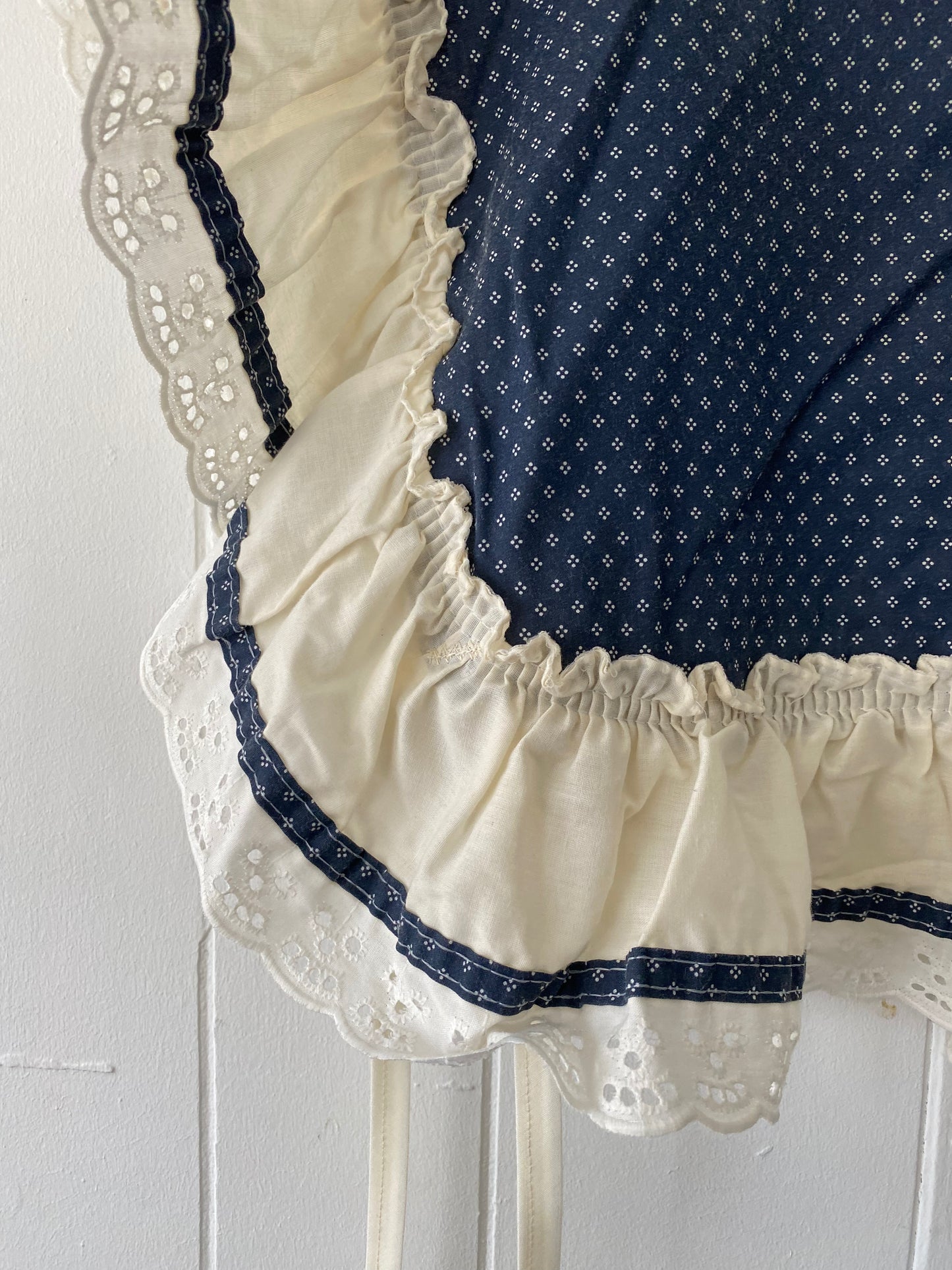 Upcycled Vintage Side Tie Vest