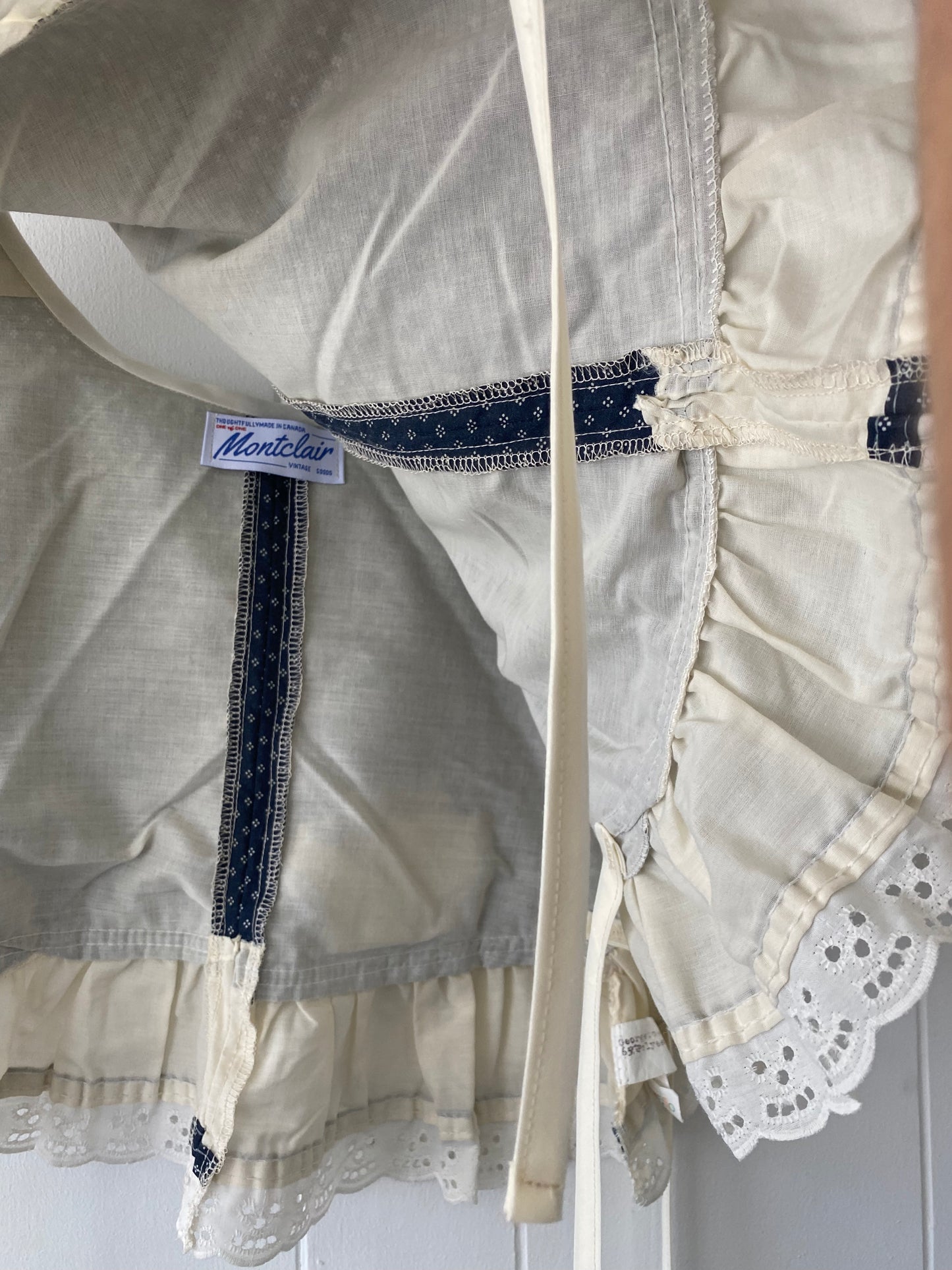 Upcycled Vintage Side Tie Vest