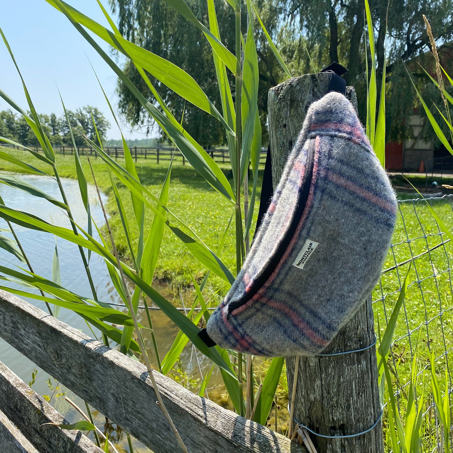 Upcycled Vintage Wool Fanny Pack