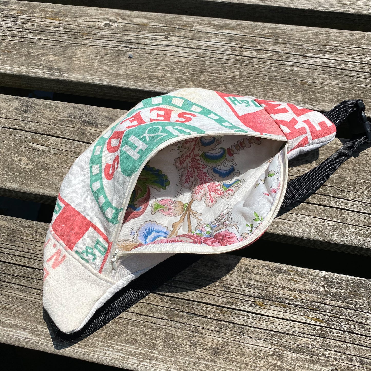 Upcycled Vintage Feedsack Fanny Pack