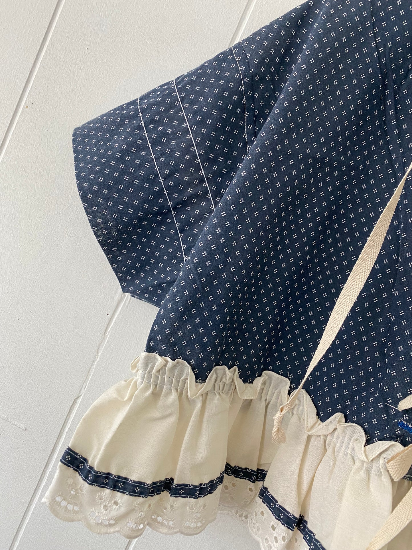 Upcycled Tie Front Blouse