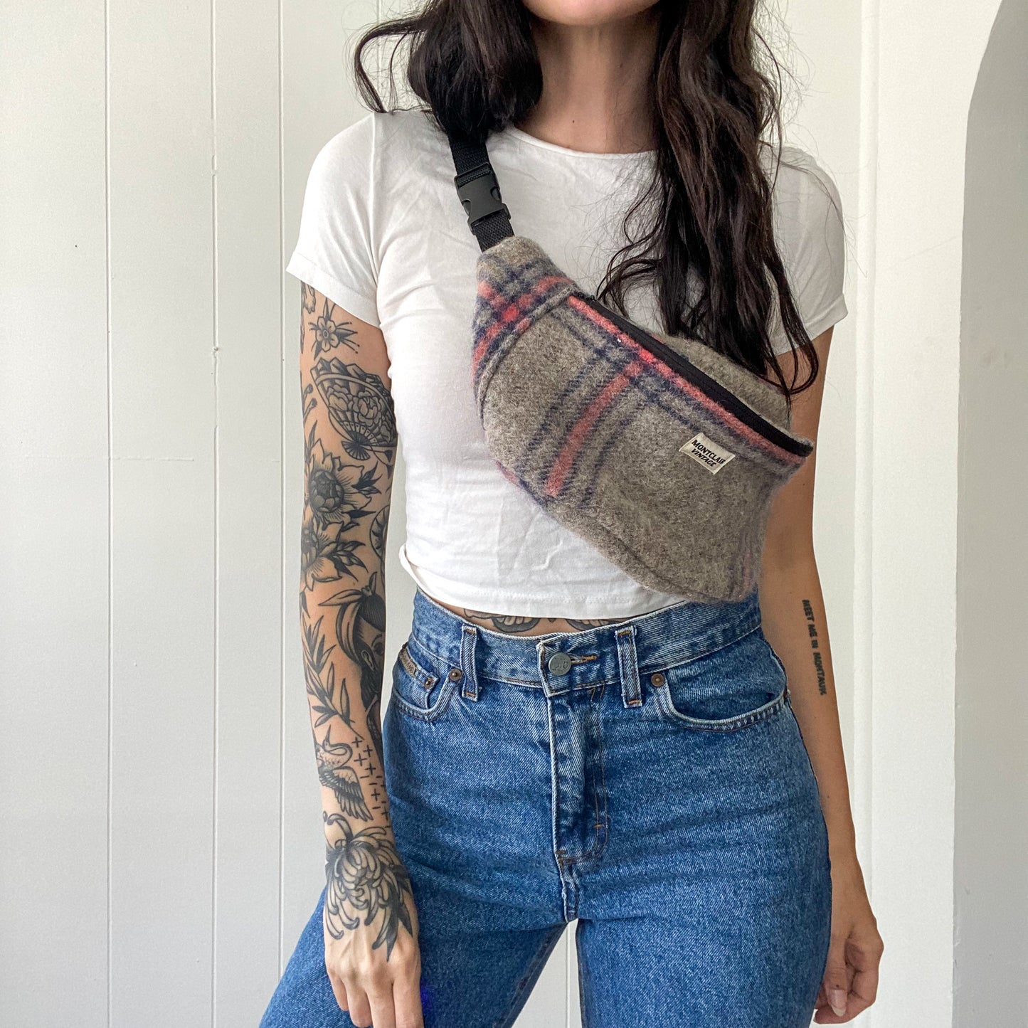 Upcycled Vintage Wool Fanny Pack