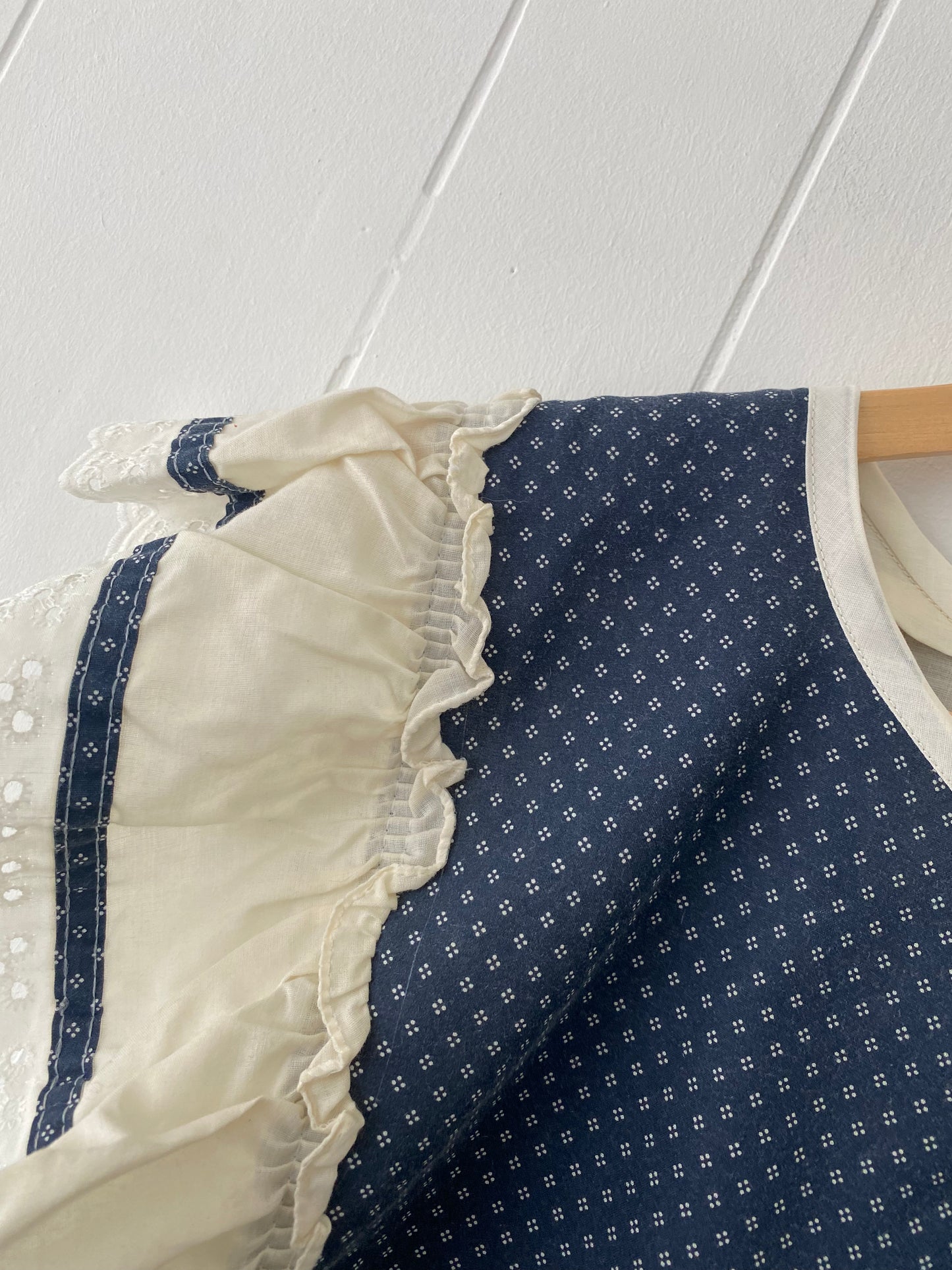 Upcycled Vintage Side Tie Vest