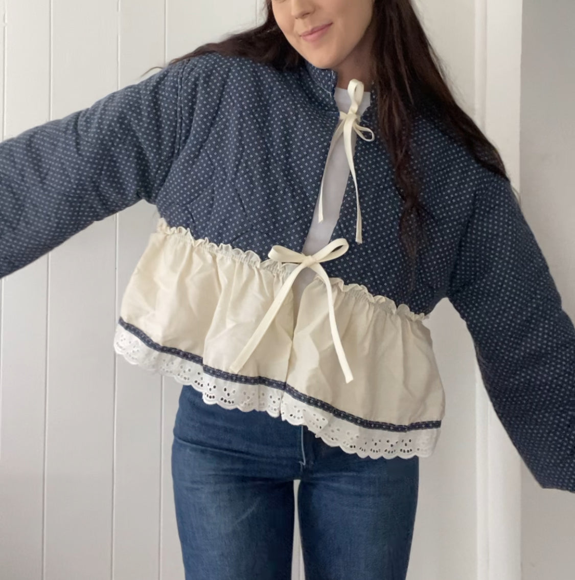 Upcycled Vintage Quilted Jacket