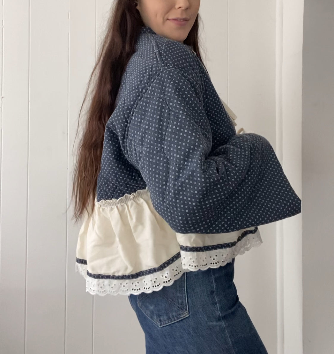 Upcycled Vintage Quilted Jacket