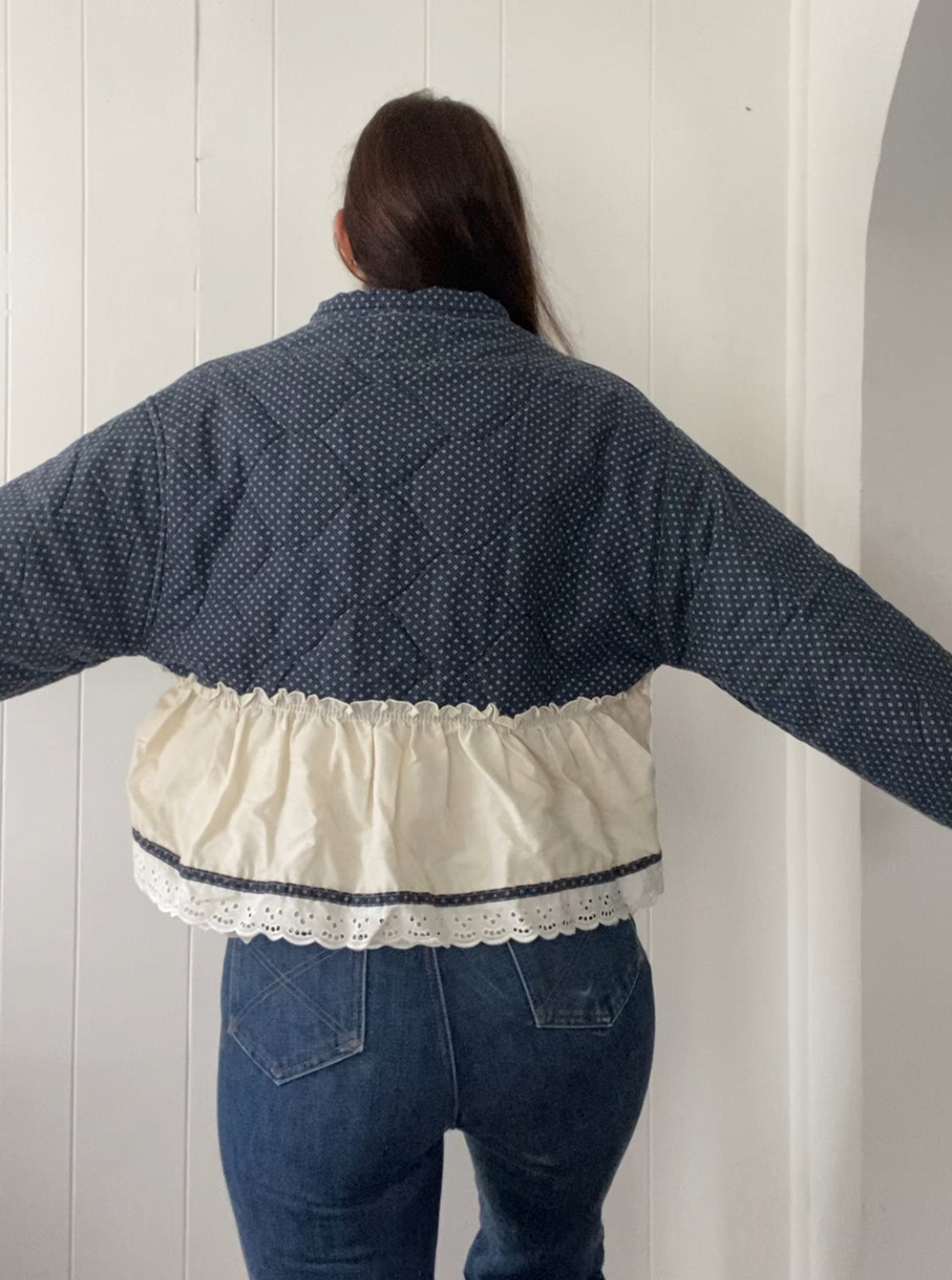Upcycled Vintage Quilted Jacket