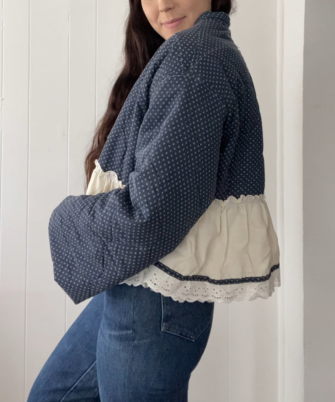 Upcycled Vintage Quilted Jacket