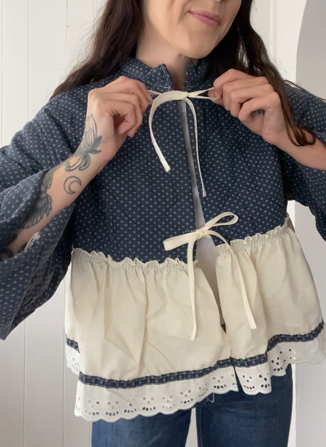 Upcycled Vintage Quilted Jacket