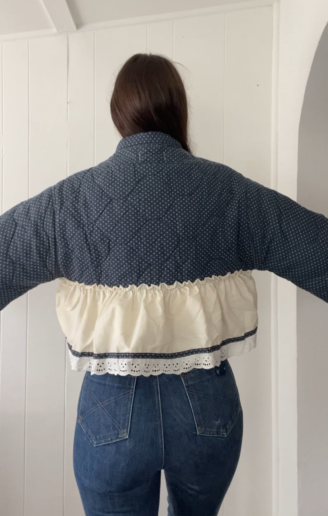 Upcycled Vintage Quilted Jacket