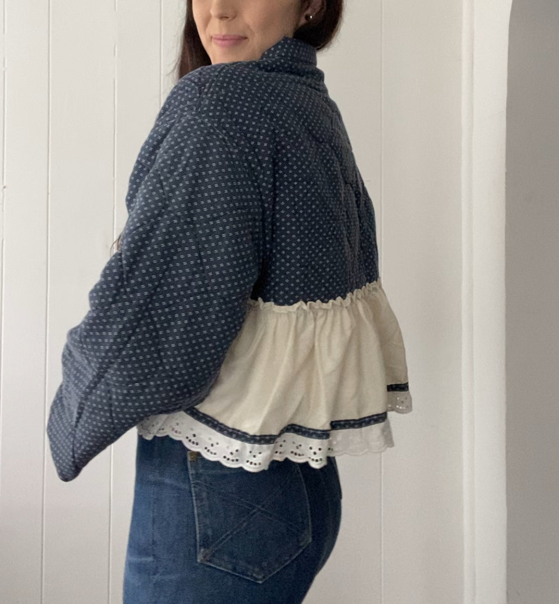 Upcycled Vintage Quilted Jacket