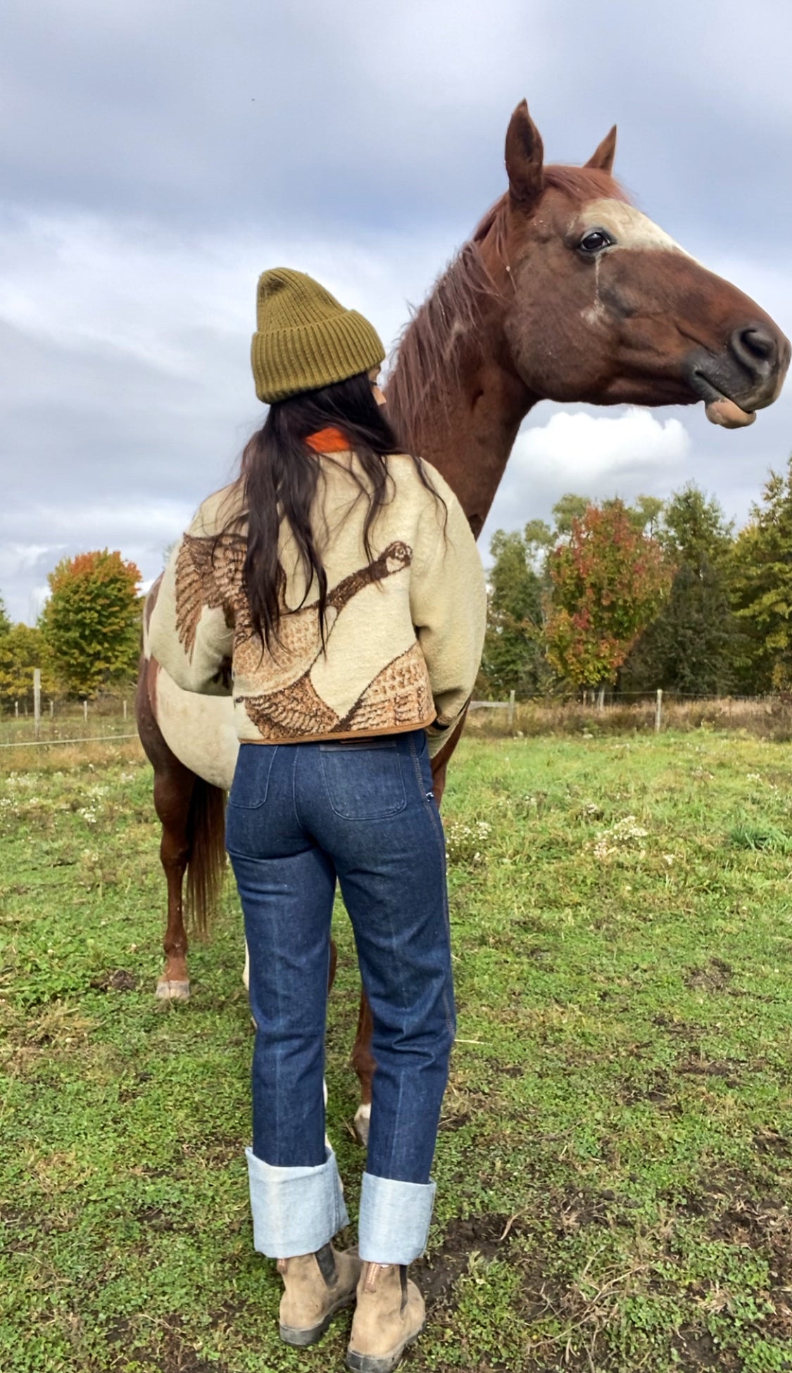 Upcycled Flying Geese Blanket Coat