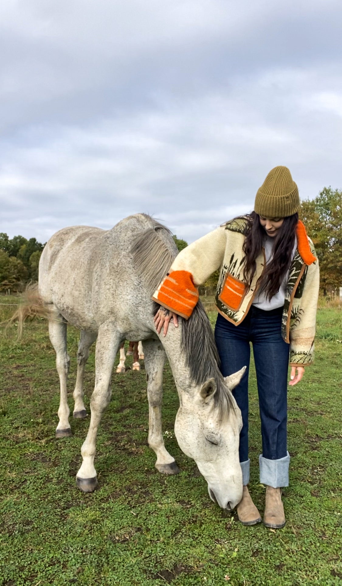 Upcycled Flying Geese Blanket Coat