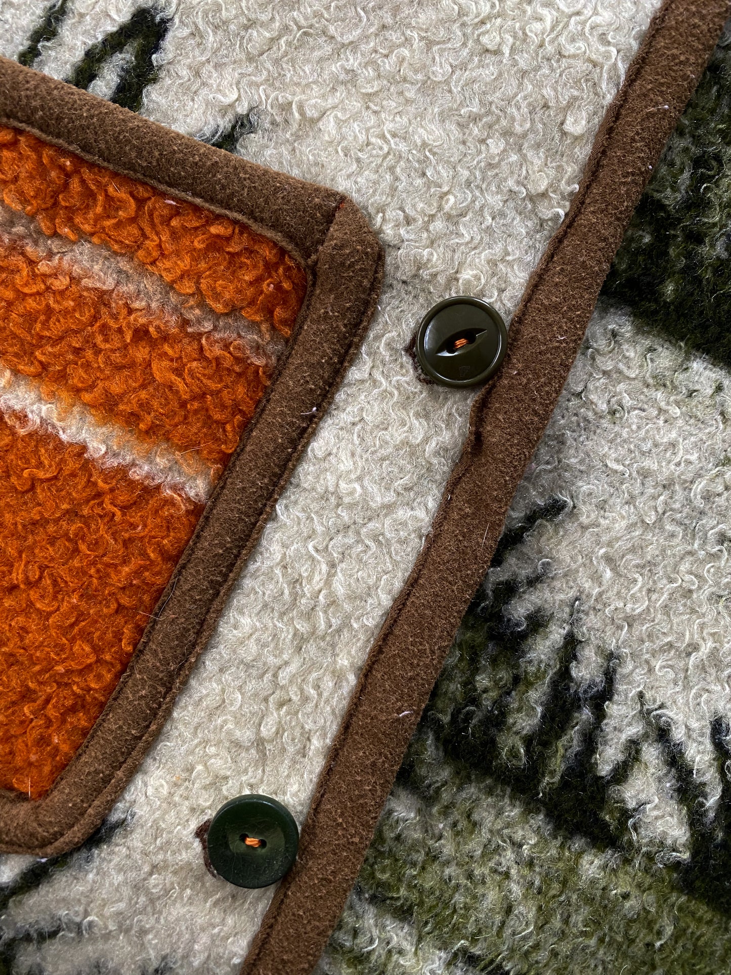 Upcycled Flying Geese Blanket Coat