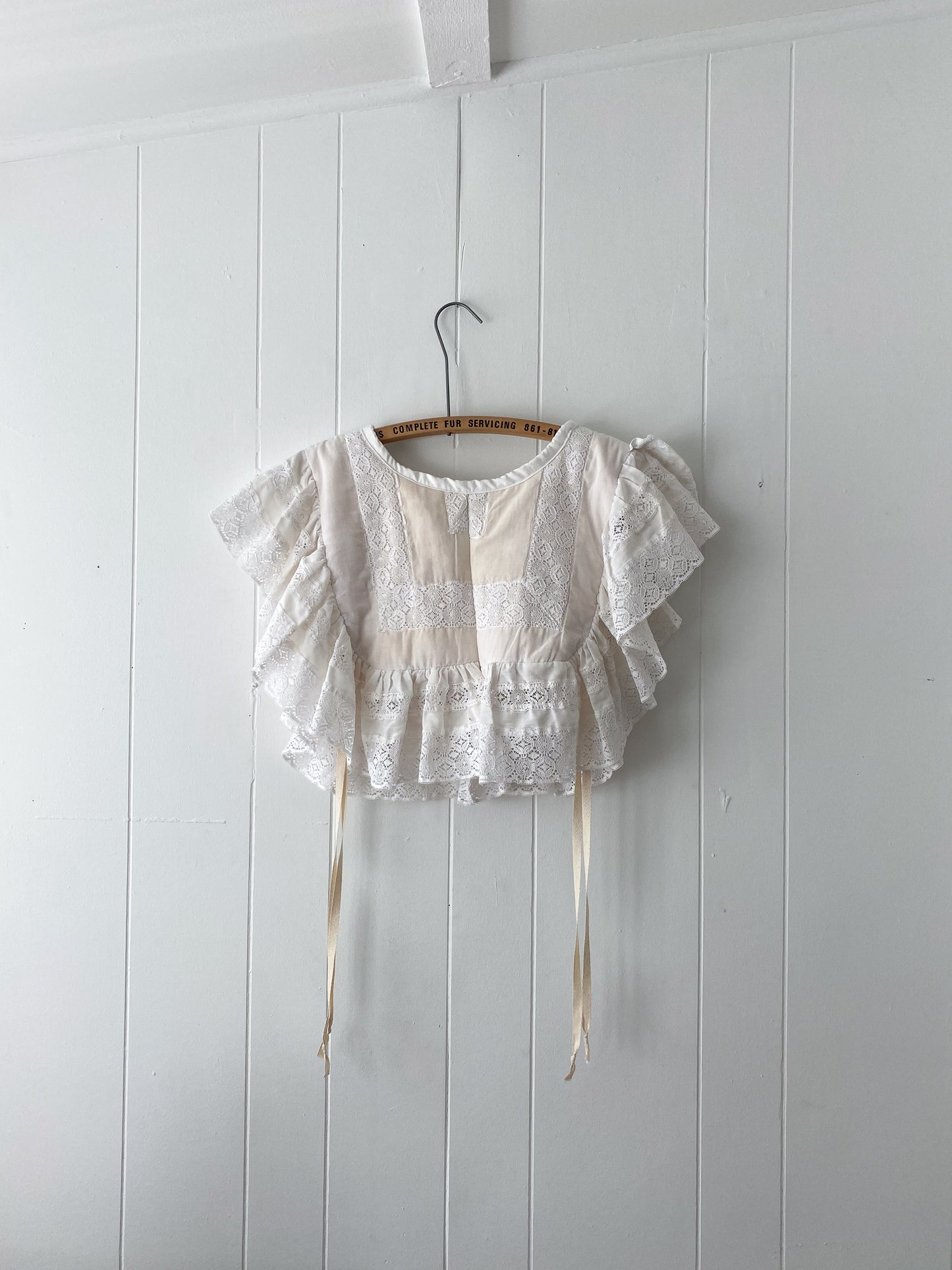 Upcycled Vintage Side Tie Vest