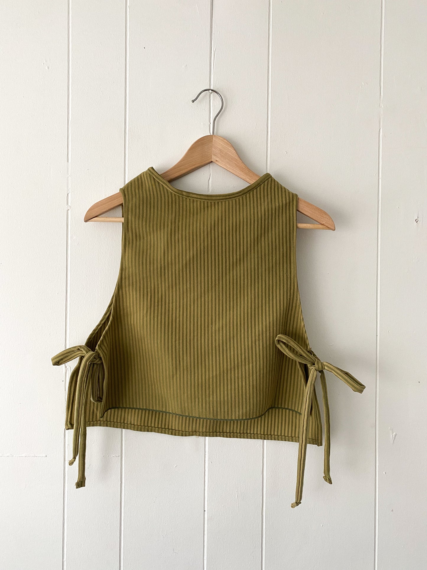 Upcycled Side-Tie Tank Top