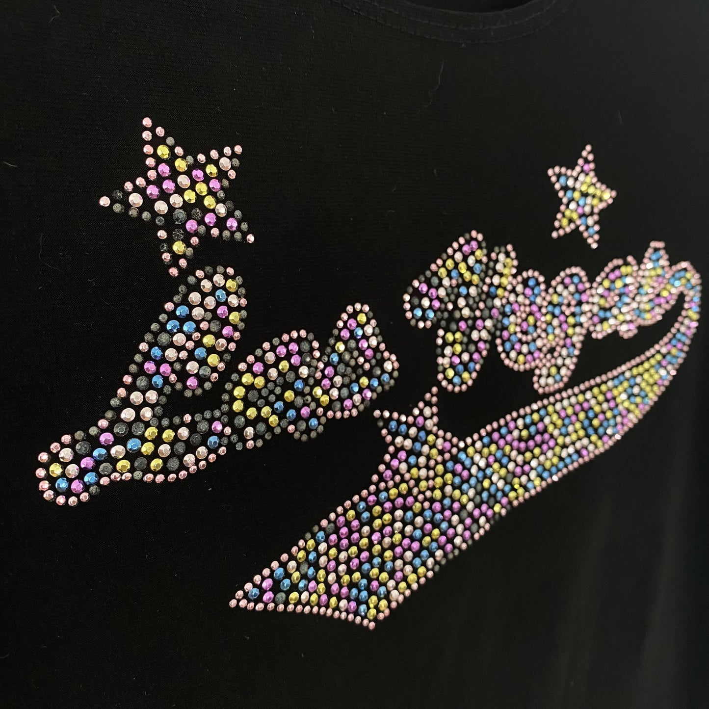 S Vintage Bedazzled Las Vegas Women's Tee