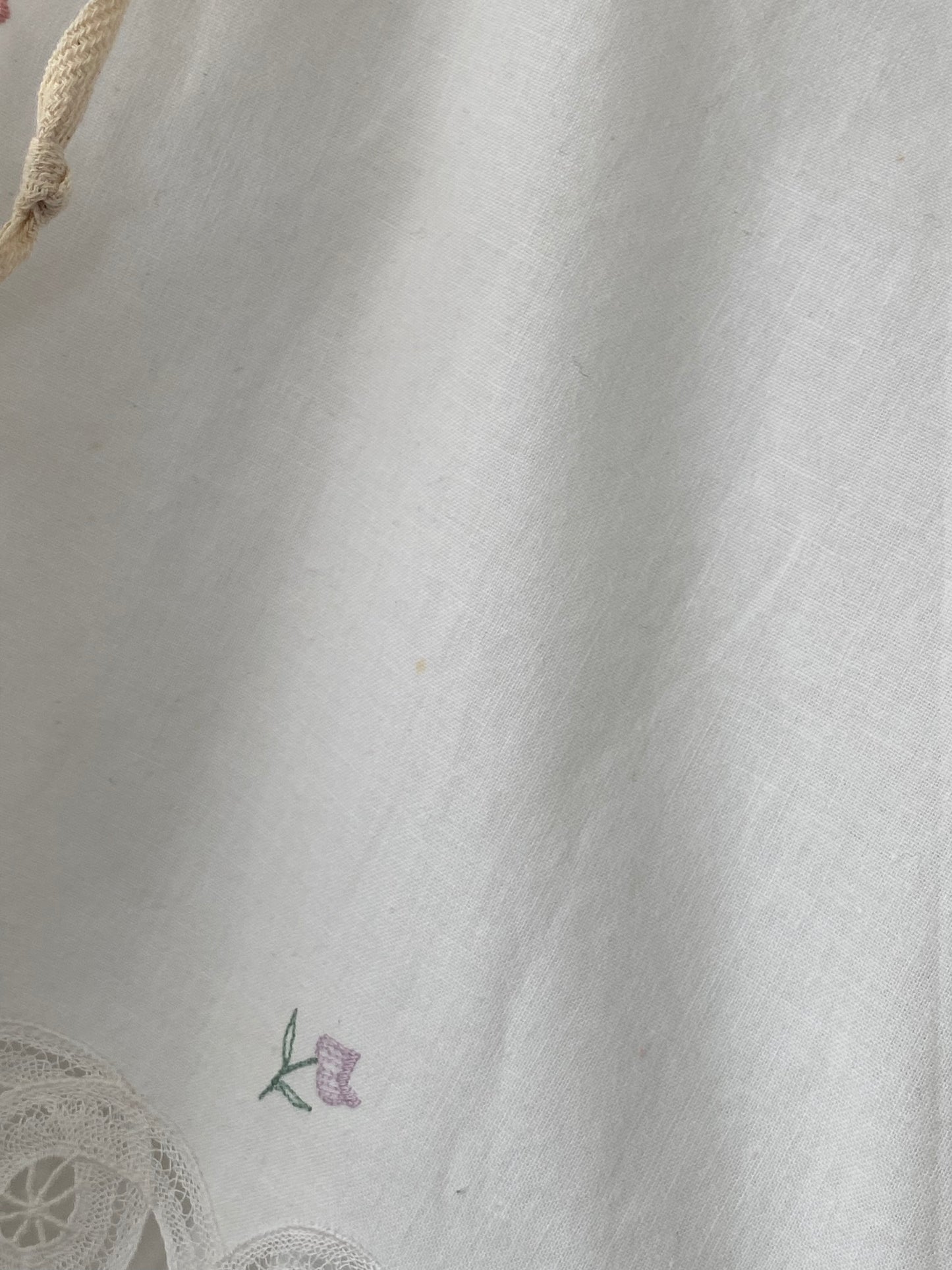 Upcycled Tie Front Horseshoe Blouse