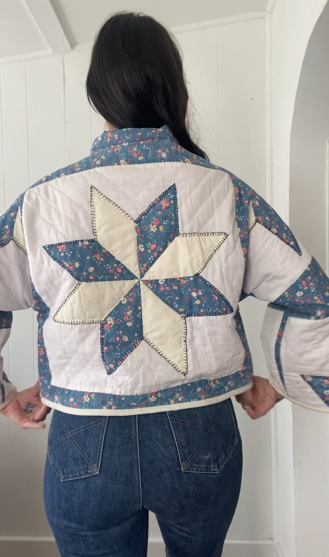 Upcycled Vintage Quilt Jacket