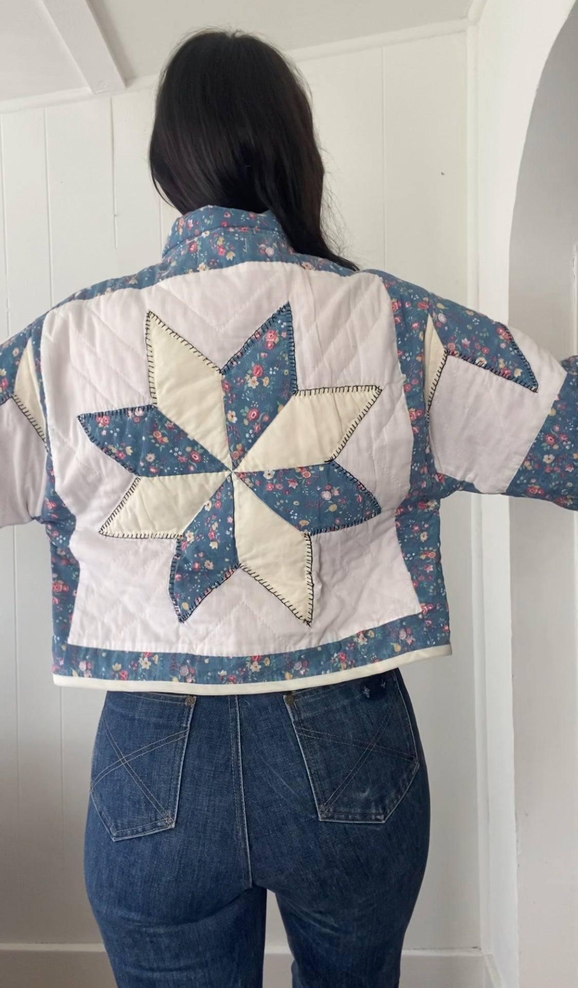 Upcycled Vintage Quilt Jacket