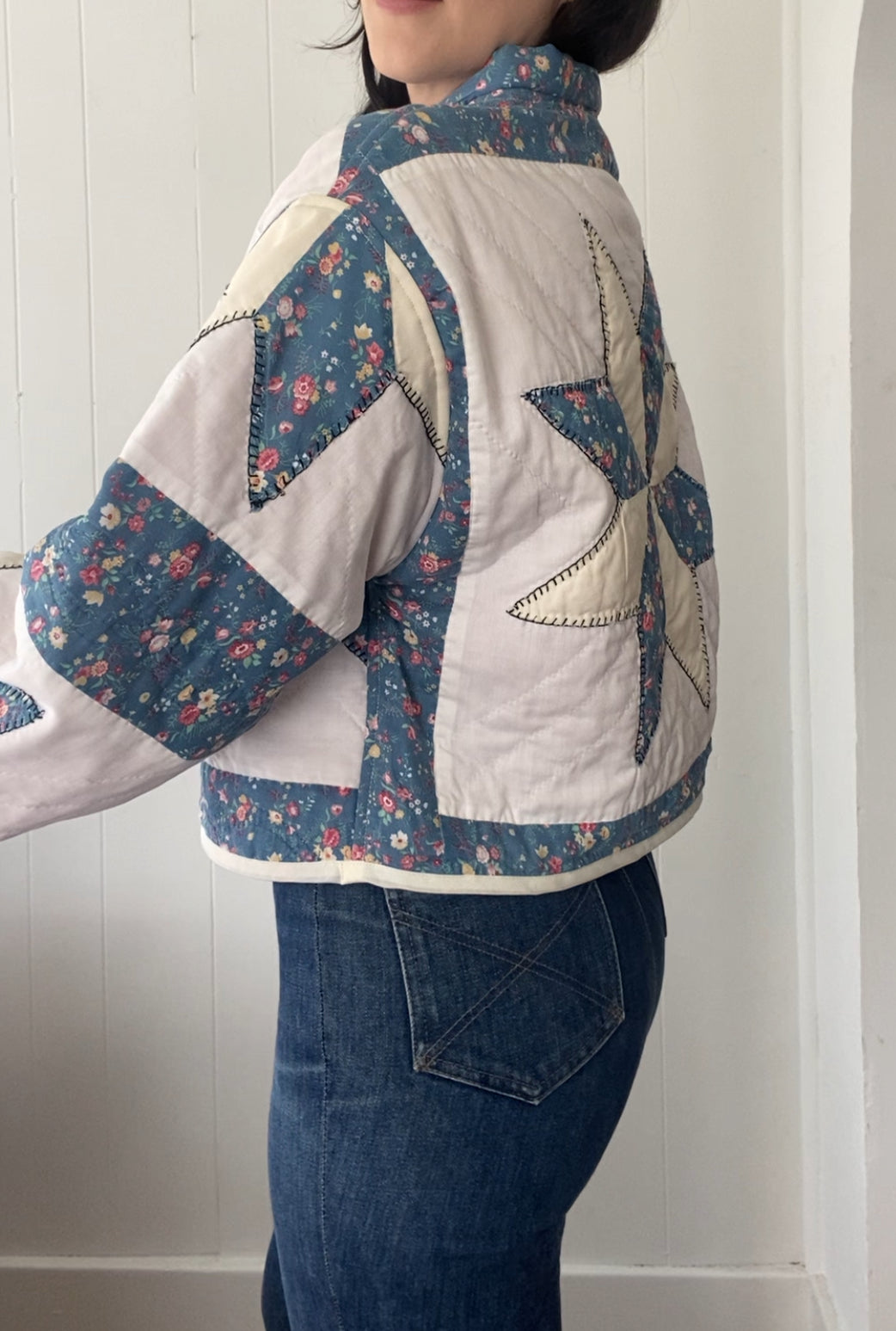 Upcycled Vintage Quilt Jacket