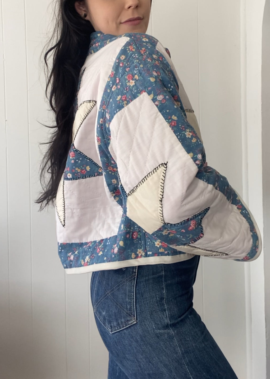 Upcycled Vintage Quilt Jacket