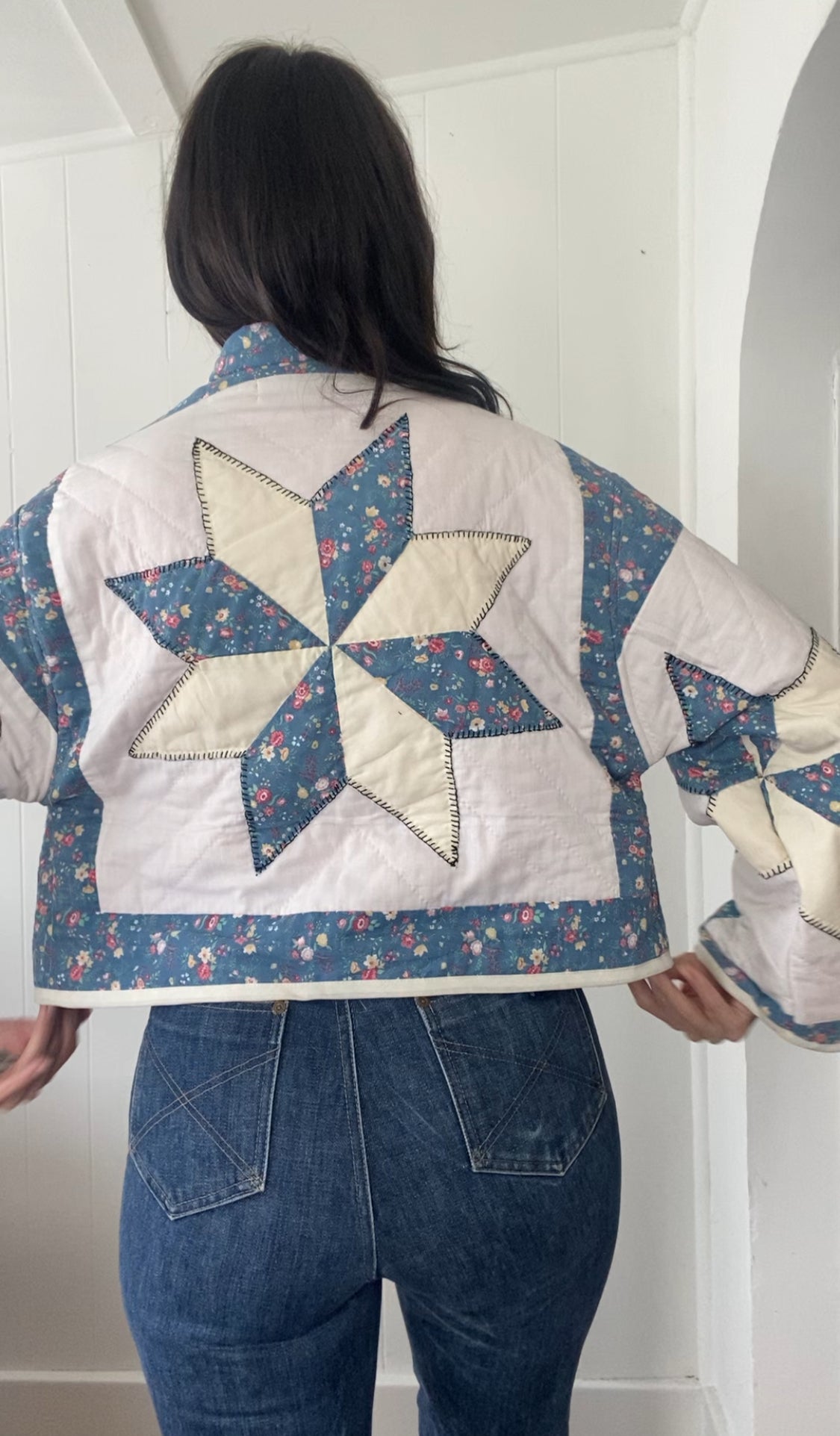 Upcycled Vintage Quilt Jacket