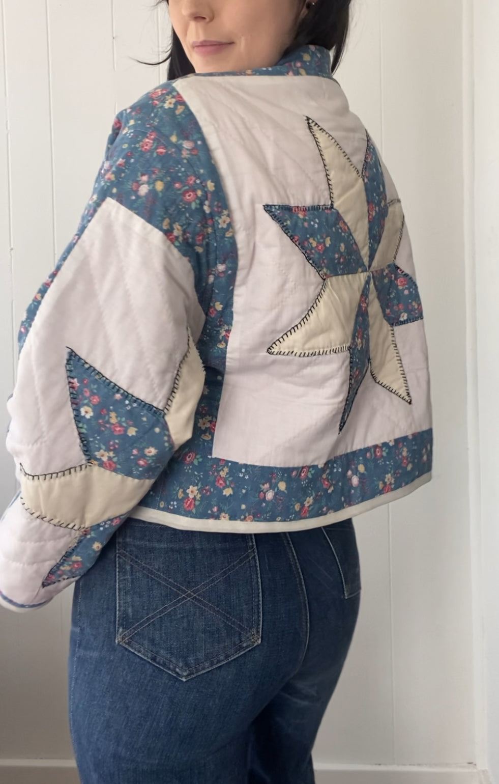 Upcycled Vintage Quilt Jacket