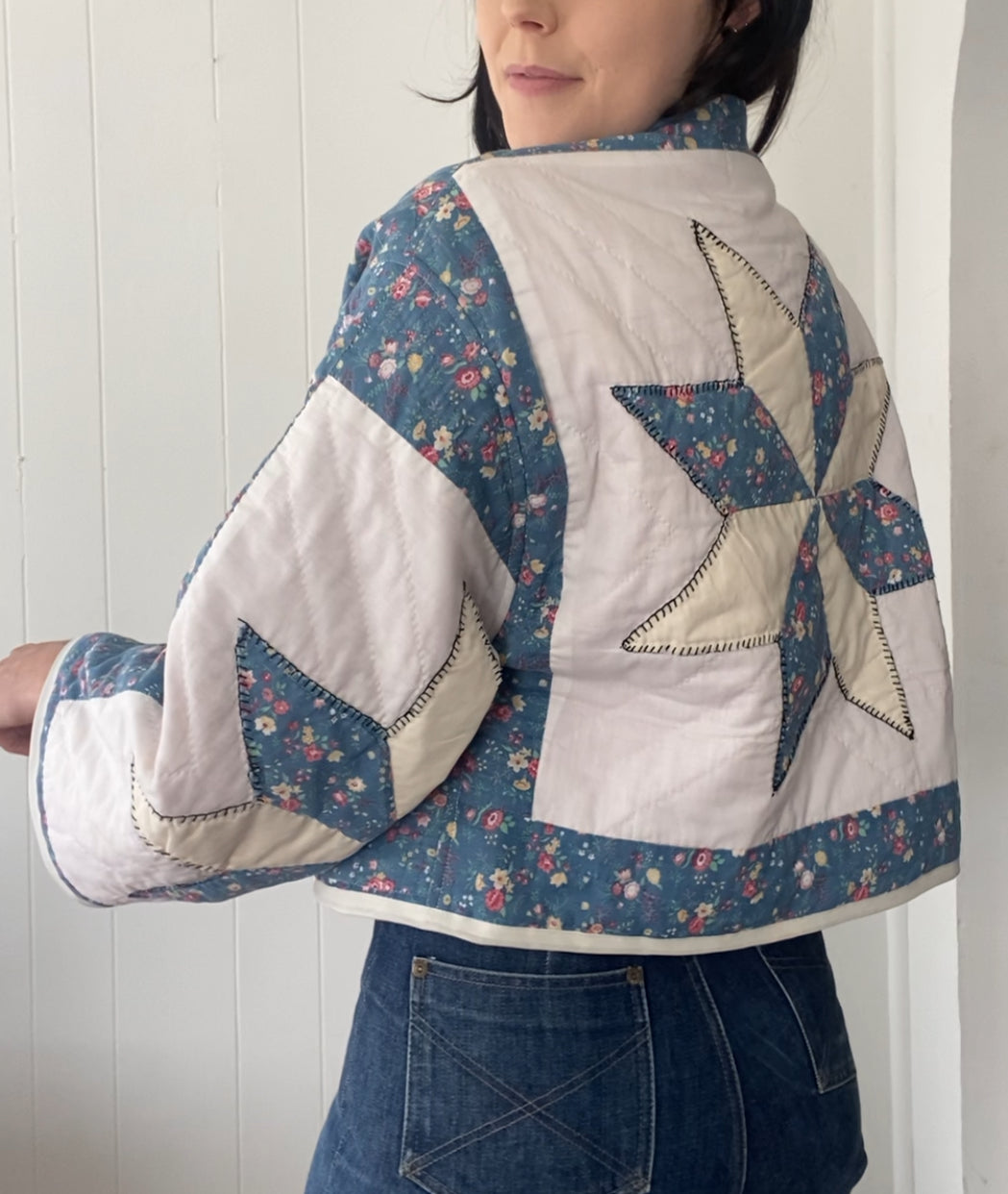 Upcycled Vintage Quilt Jacket